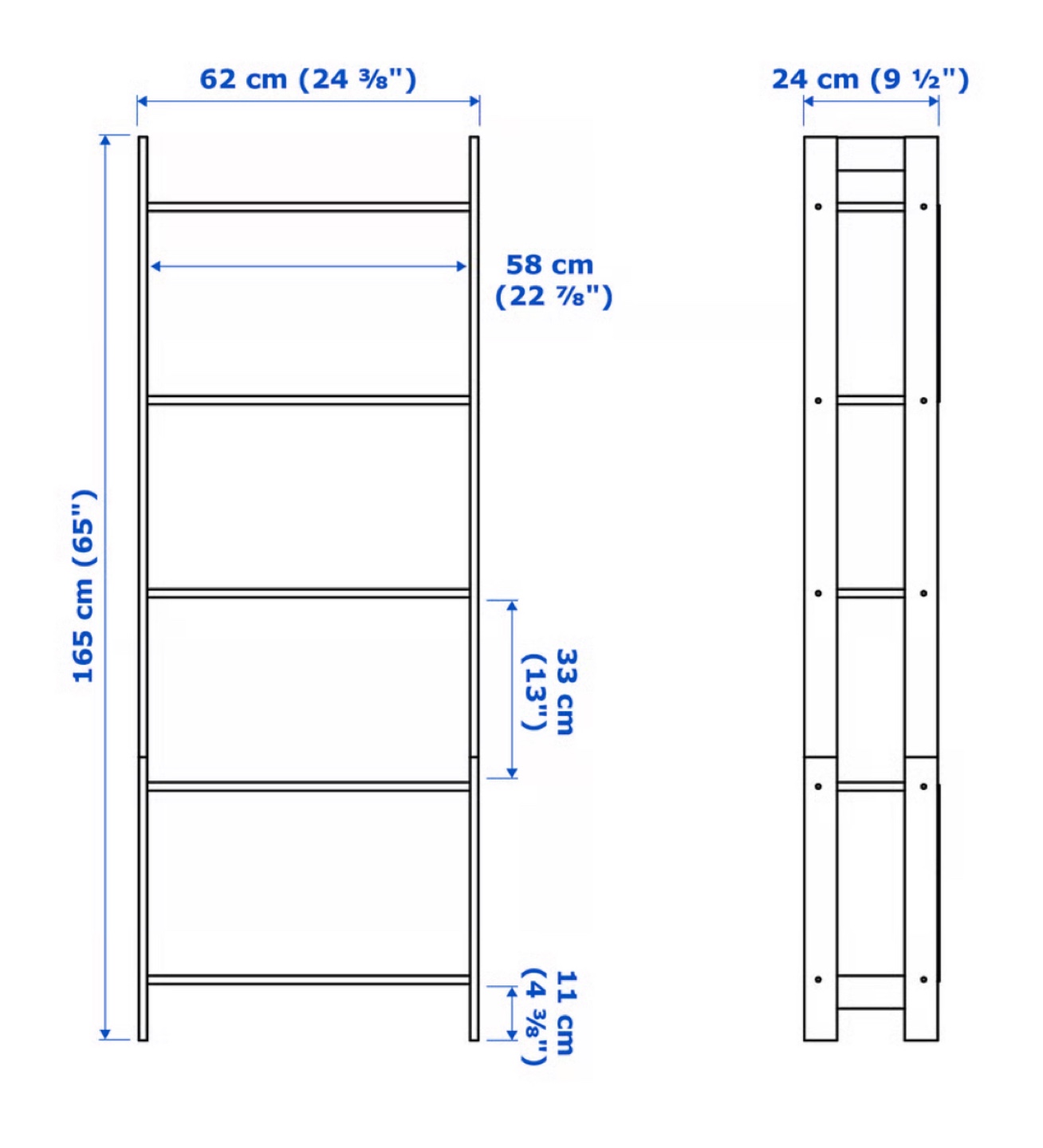 Brown laiva bookshelf - photo 4