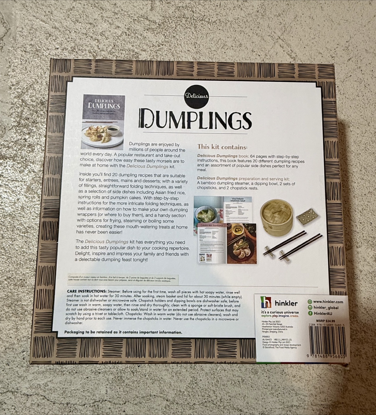 Dumplings Steamer & Serving Kit + Book - photo 2