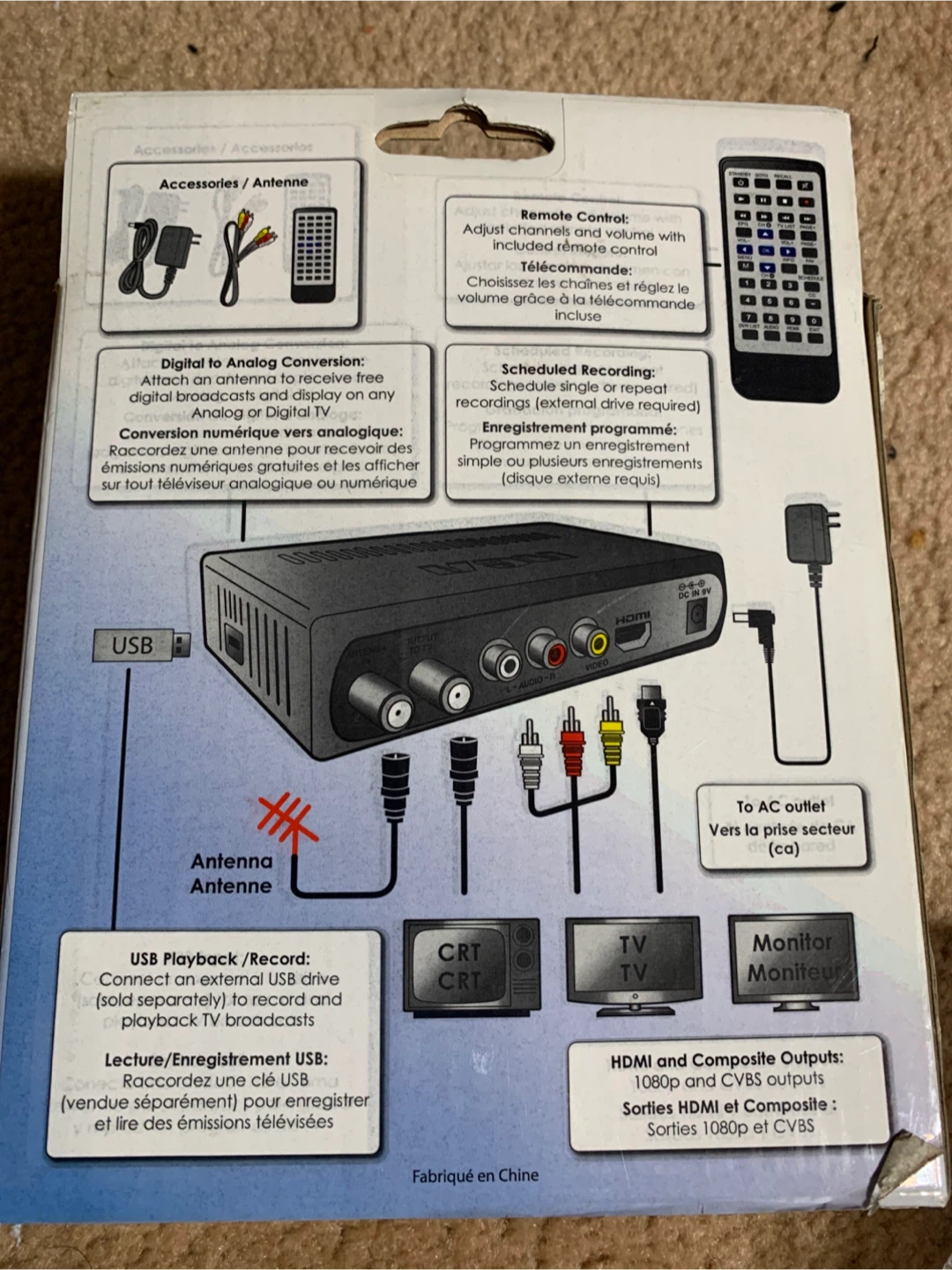 RCA Digital TV Converter + Recorder - photo 3