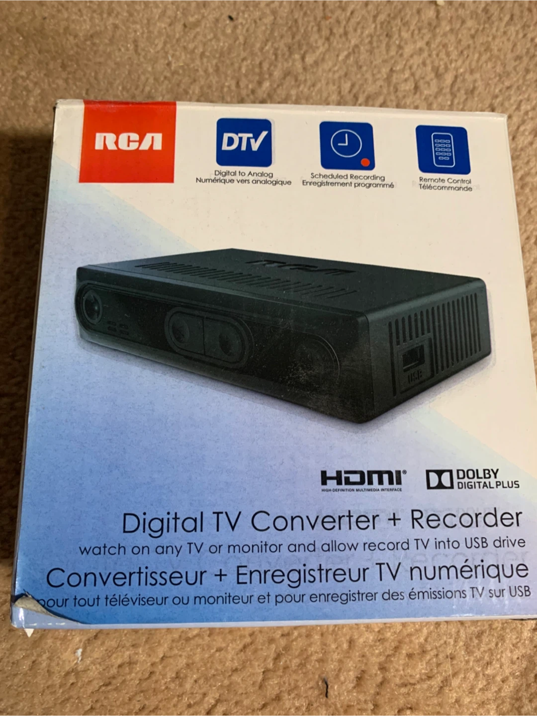 RCA Digital TV Converter + Recorder