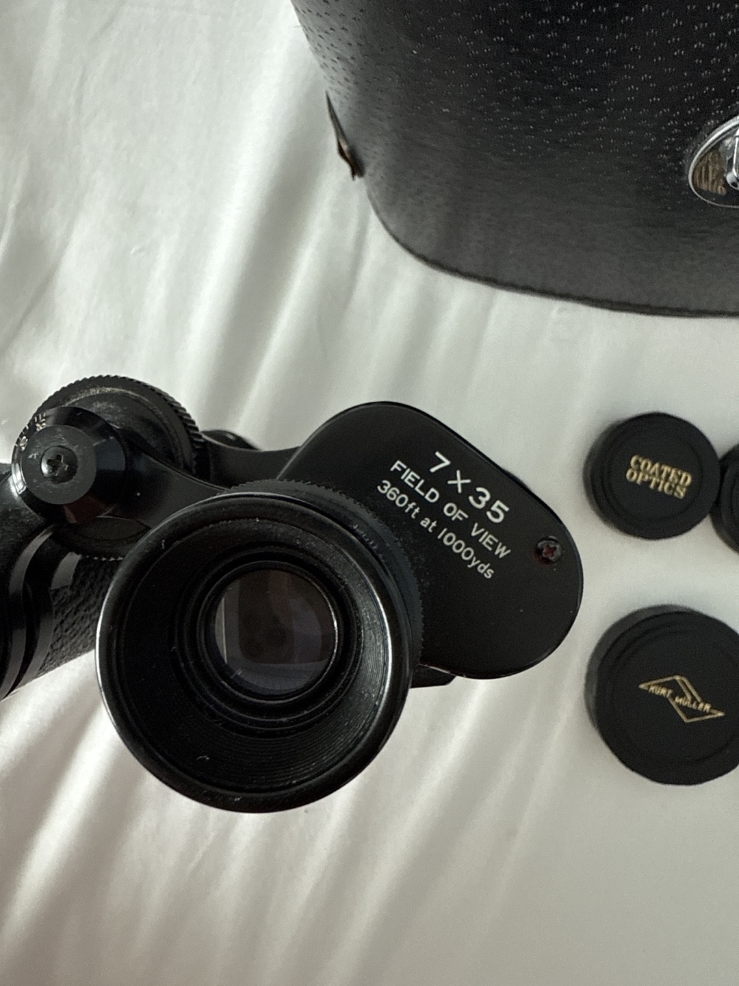 Kurt Muller 7x35 Binoculars with Case - Vintage - photo 2