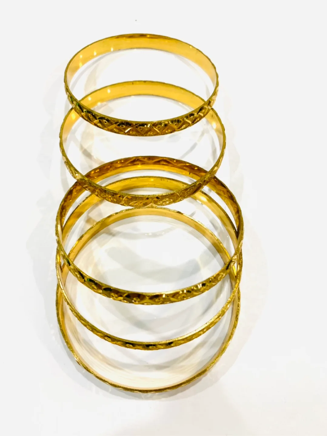 Gold Bangle Set - 6 Pieces thumbnail