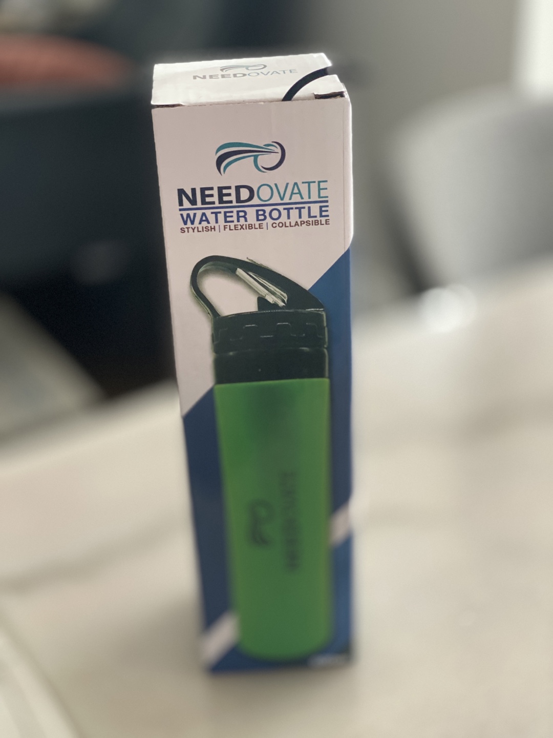 NEEDOVATE Collapsible Water Bottle - Green