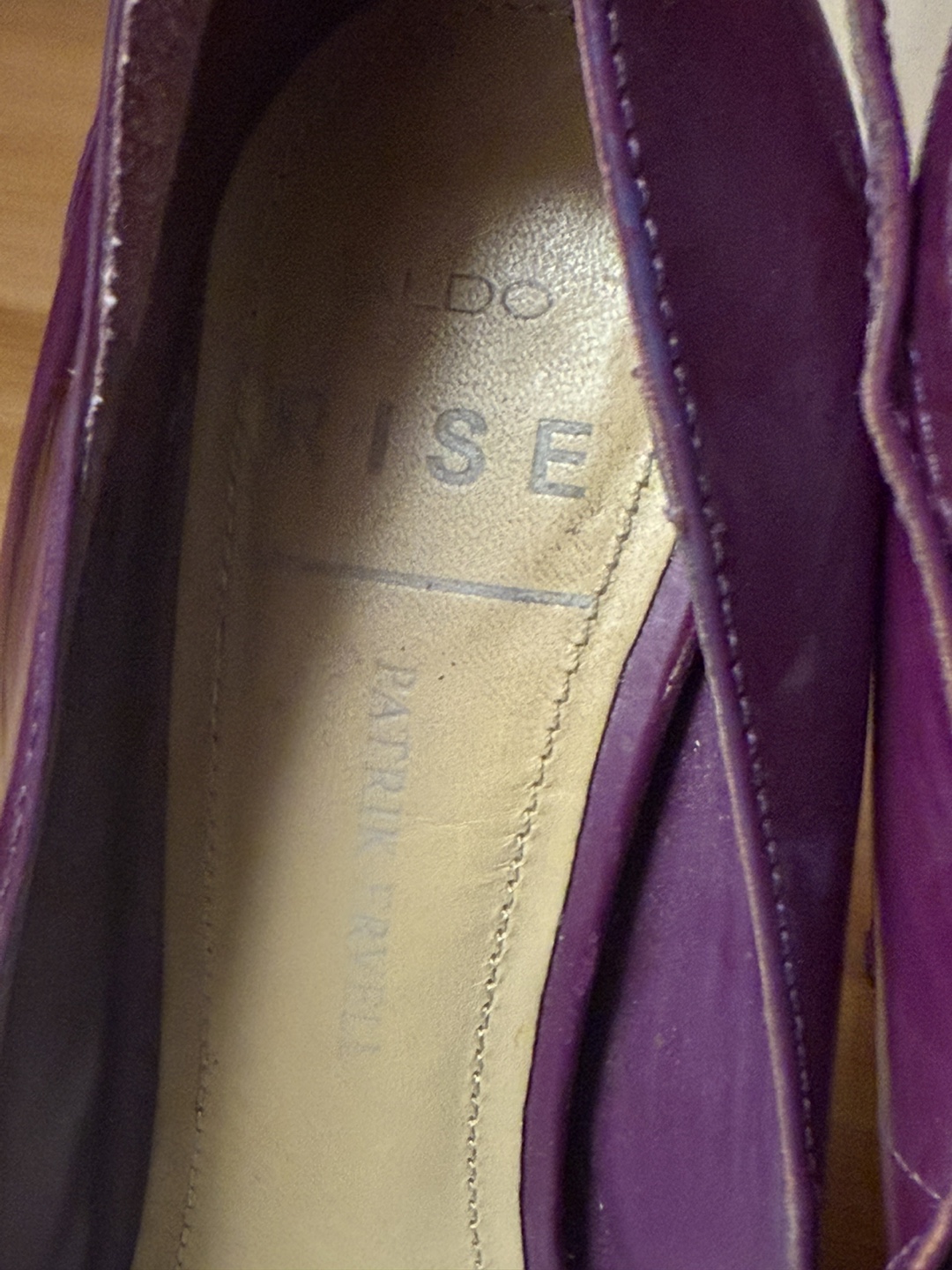 Aldo Rise Patrick Frunell Purple Heels Size 8 - photo 4