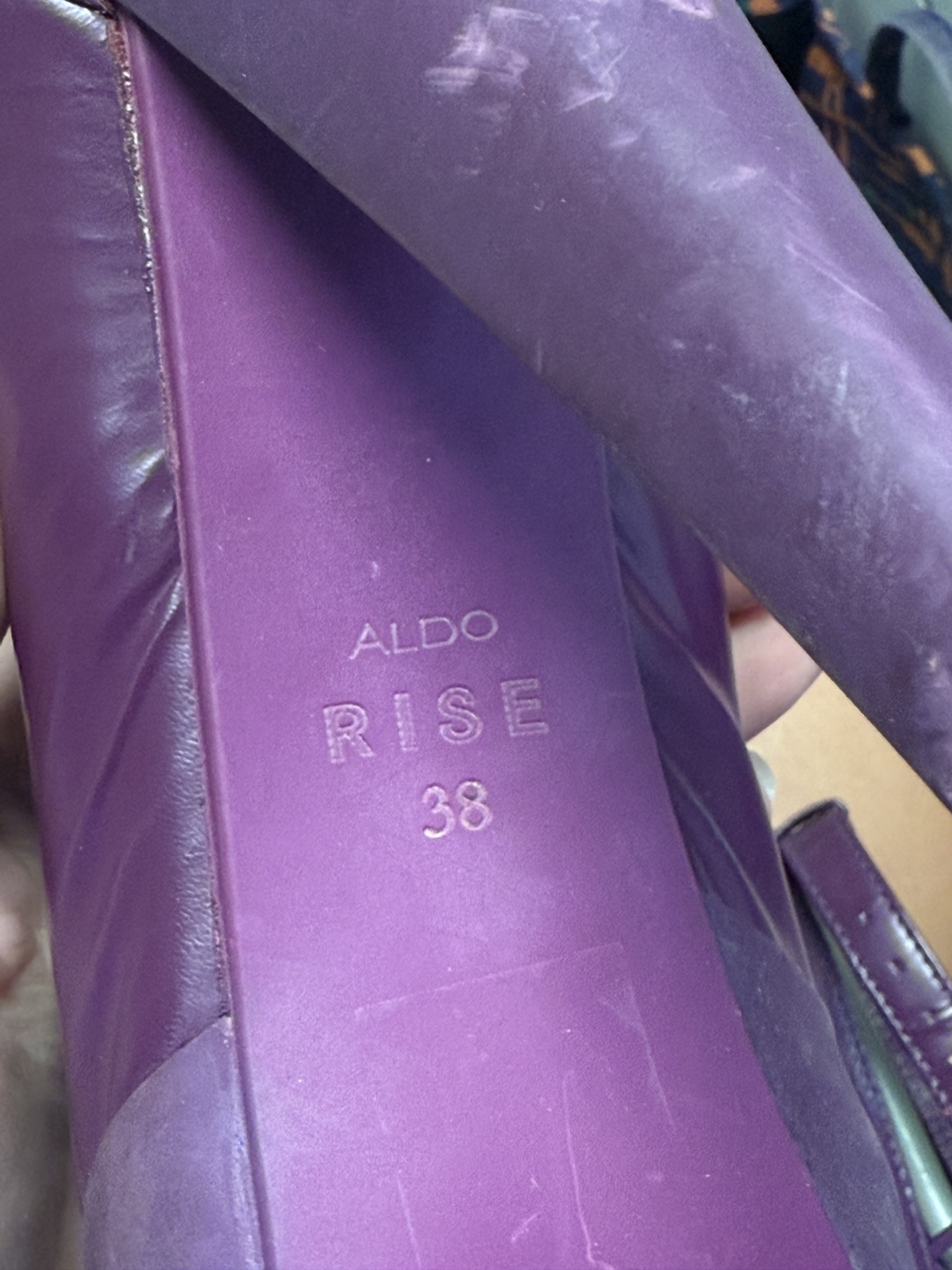 Aldo Rise Patrick Frunell Purple Heels Size 8 - photo 5
