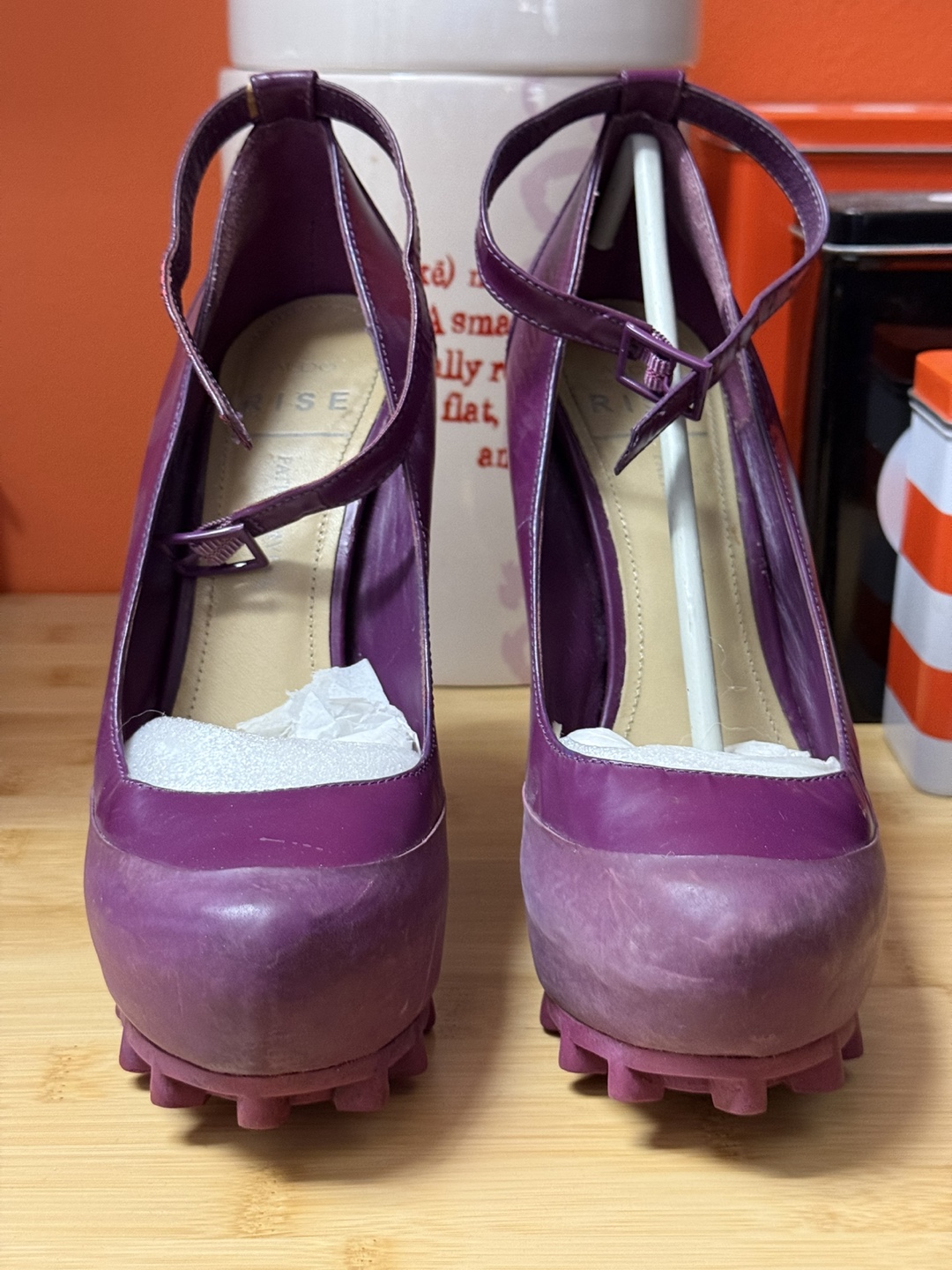 Aldo Rise Patrick Frunell Purple Heels Size 8 - photo 2