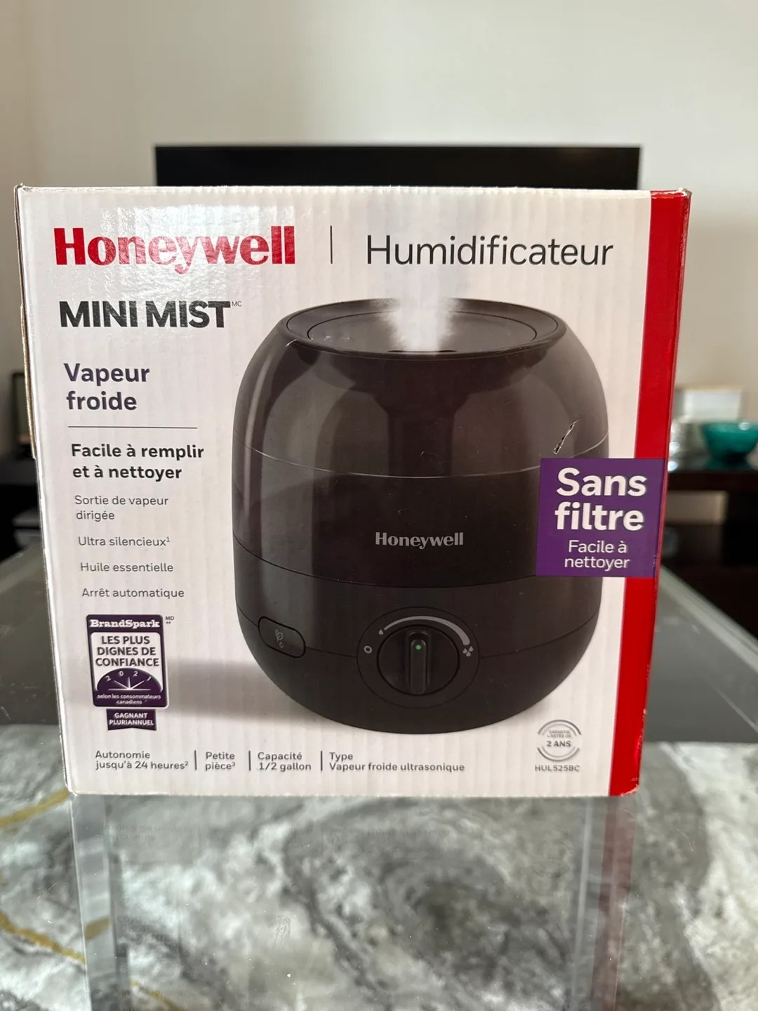 Honeywell Mini Mist Humidifier - Like New!