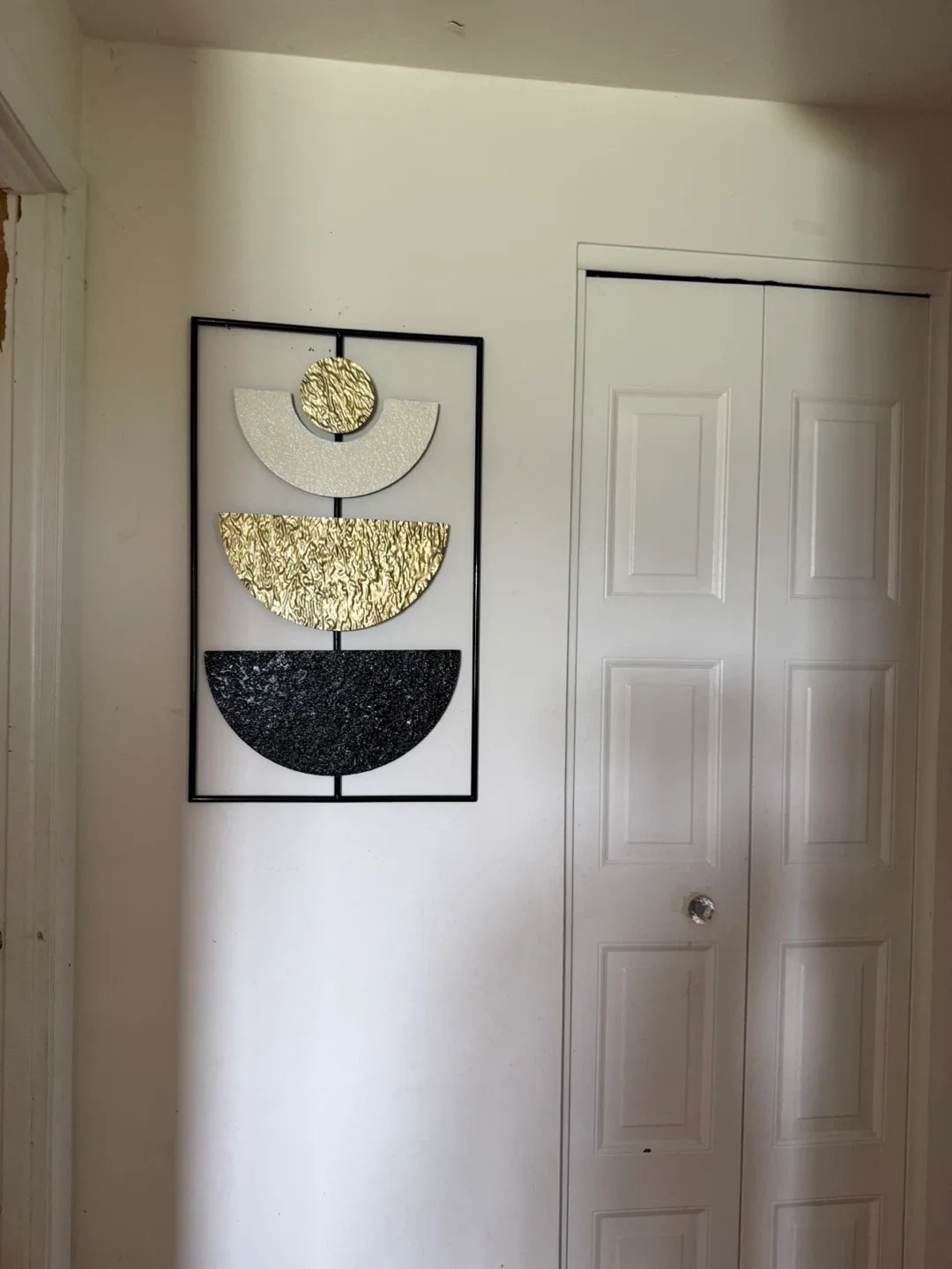 Modern Geometric Metal Wall Art