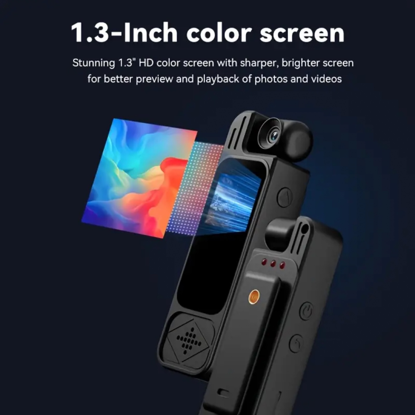 2K Rechargeable Body Camera with 32 GB Memory Card - photo 5