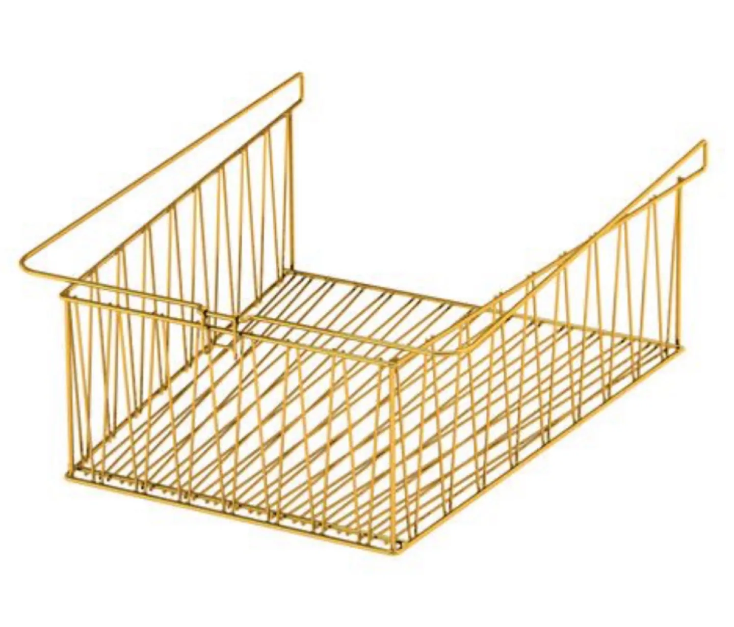 Gold Under Cabinet Basket Rack IKEA KALLAX image indicator(6)