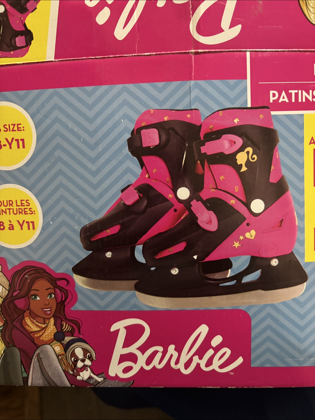 Barbie Skates Size Y8-Y11