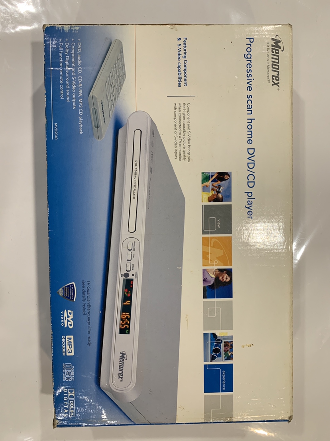 Memorex Progressive Scan DVD/CD Player - New - photo 2
