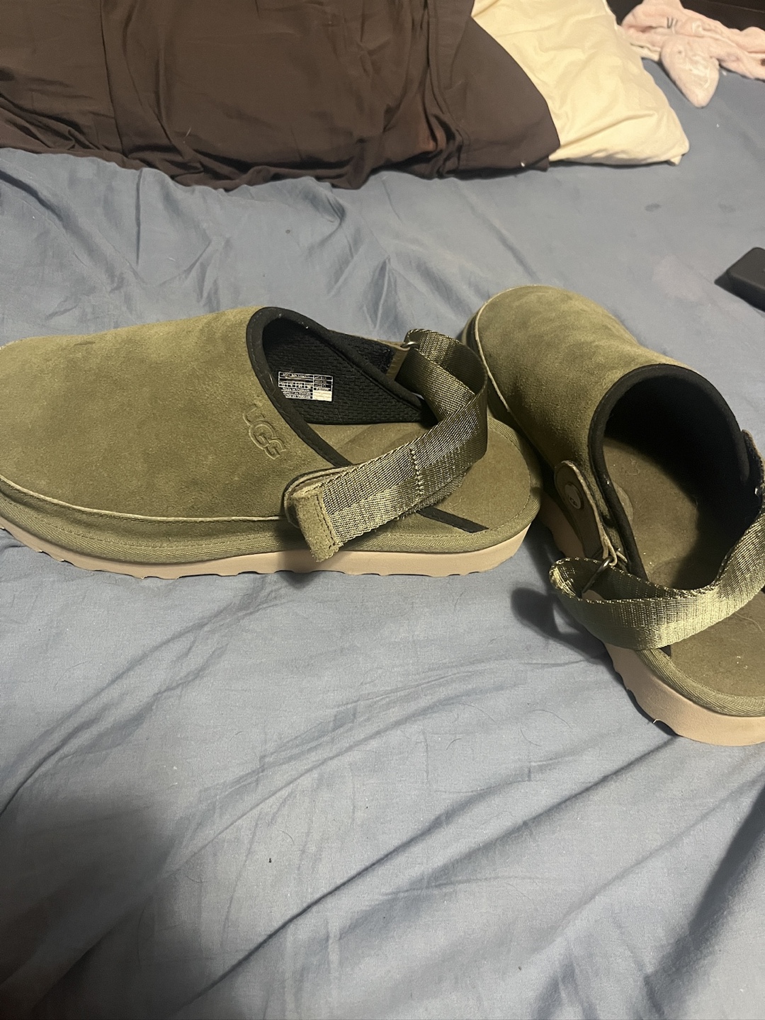 Ugg unisex Y2K Clogs Size 10 Olive Green - photo 2