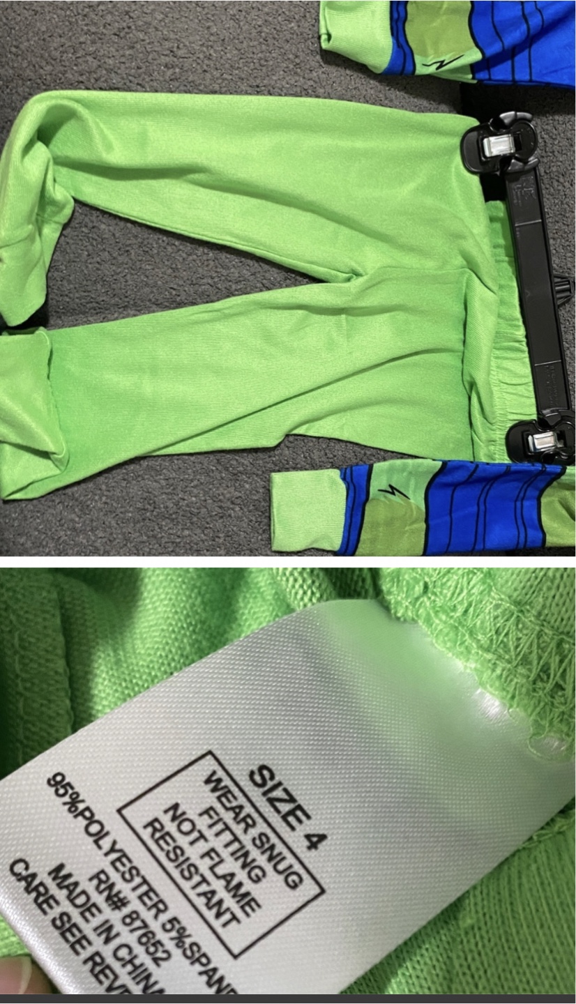 NWT Teenage Mutant Ninja Turtles Pajamas - Size 4 - photo 2