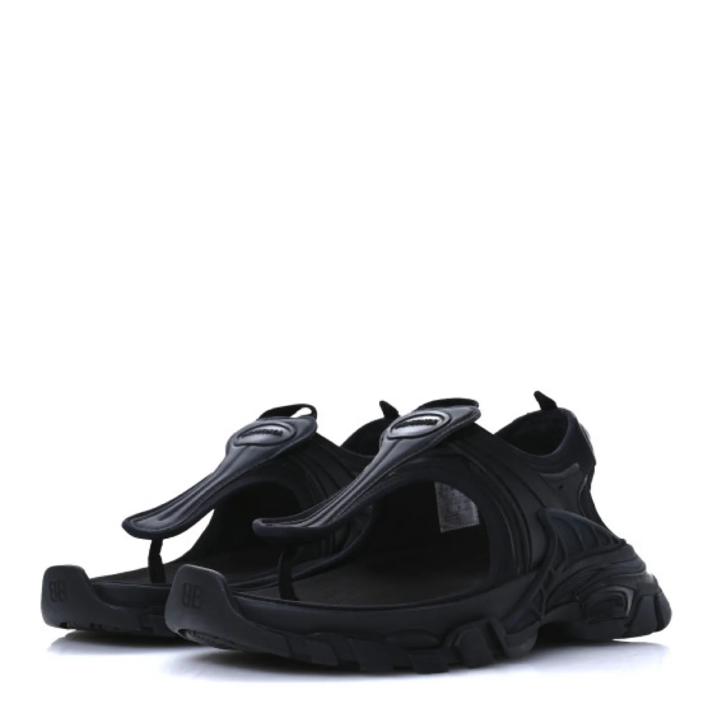 Balenciaga Black Mold Thong Sandals Size 35 image indicator(2)
