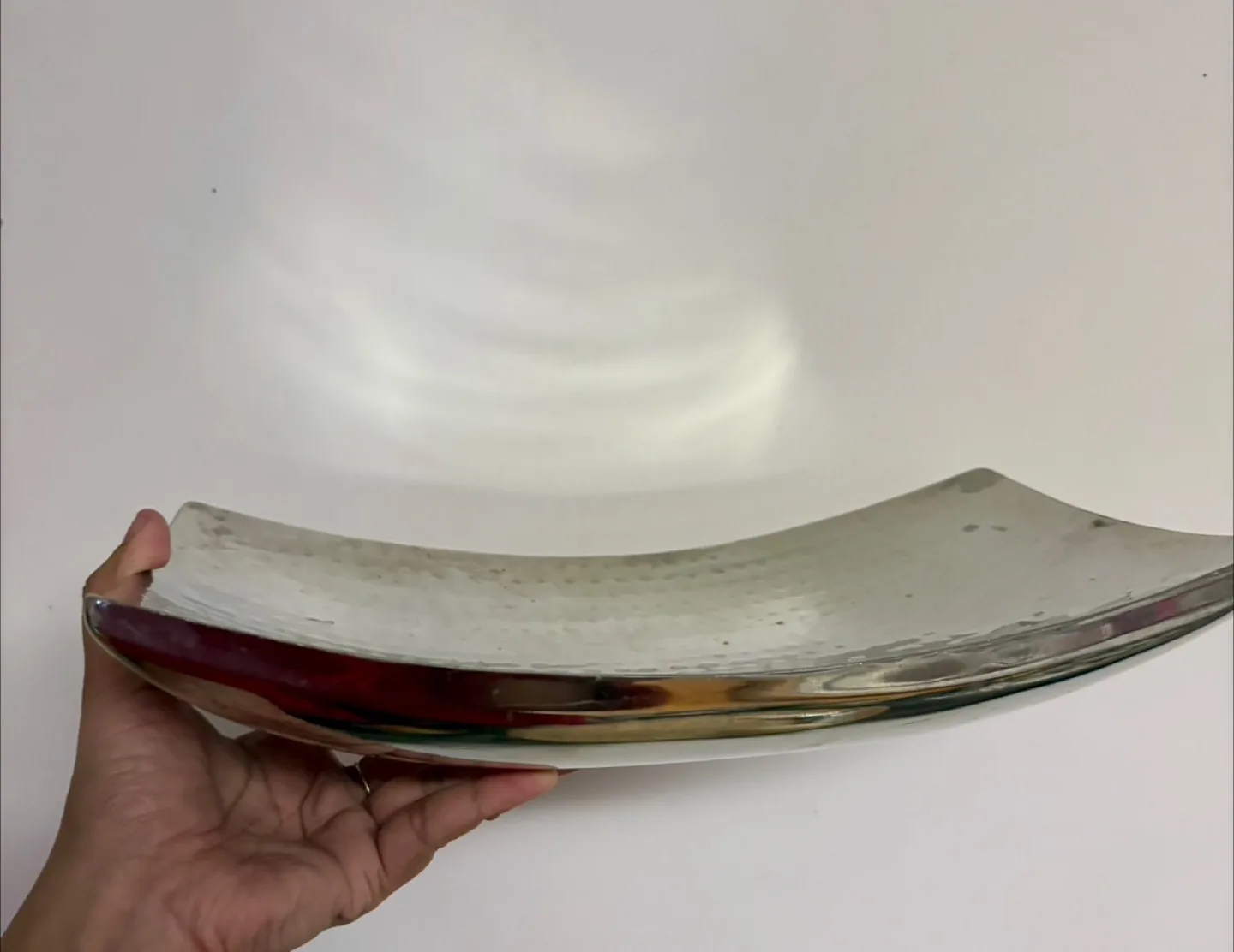 Decorative hammered Metal Tray 🥕 image indicator(2)