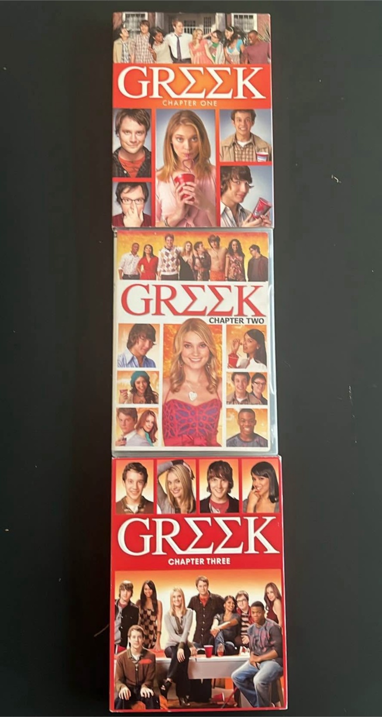 First 3 seasons of Greek on DVD $5 total