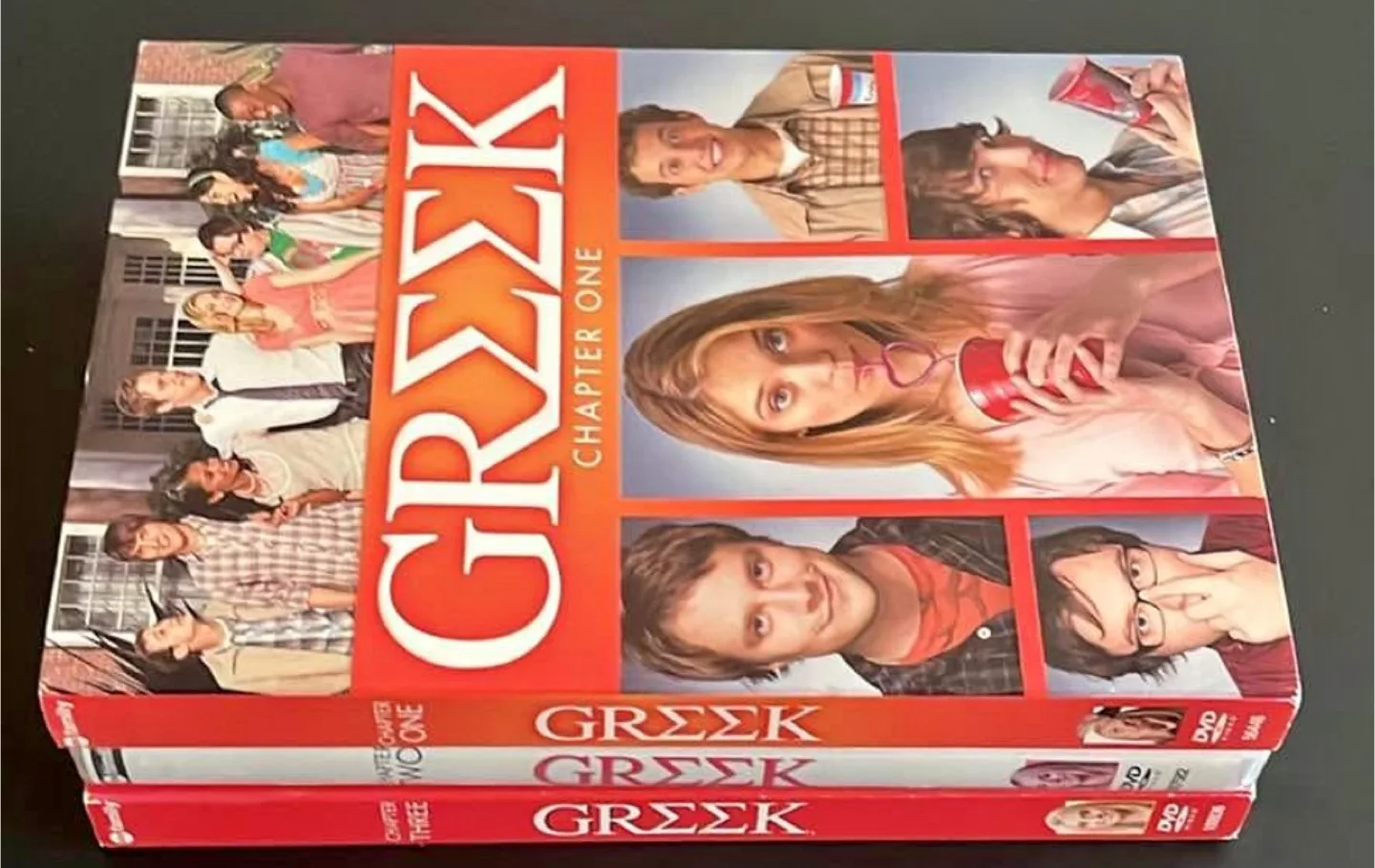 First 3 seasons of Greek on DVD $5 total image indicator(2)