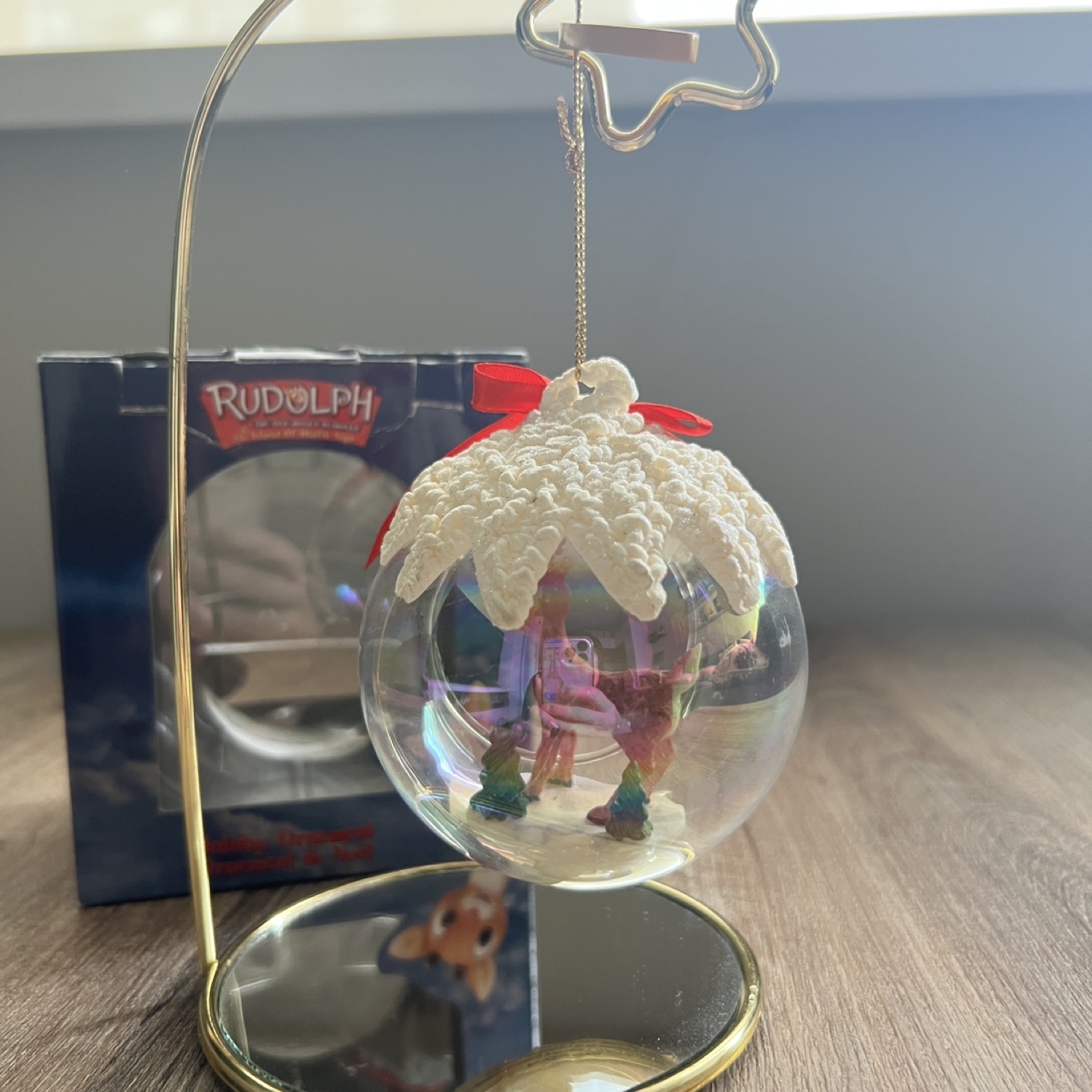 Vintage Enesco Rudolph The Red-Nosed Reindeer Holiday Ornament - photo 2