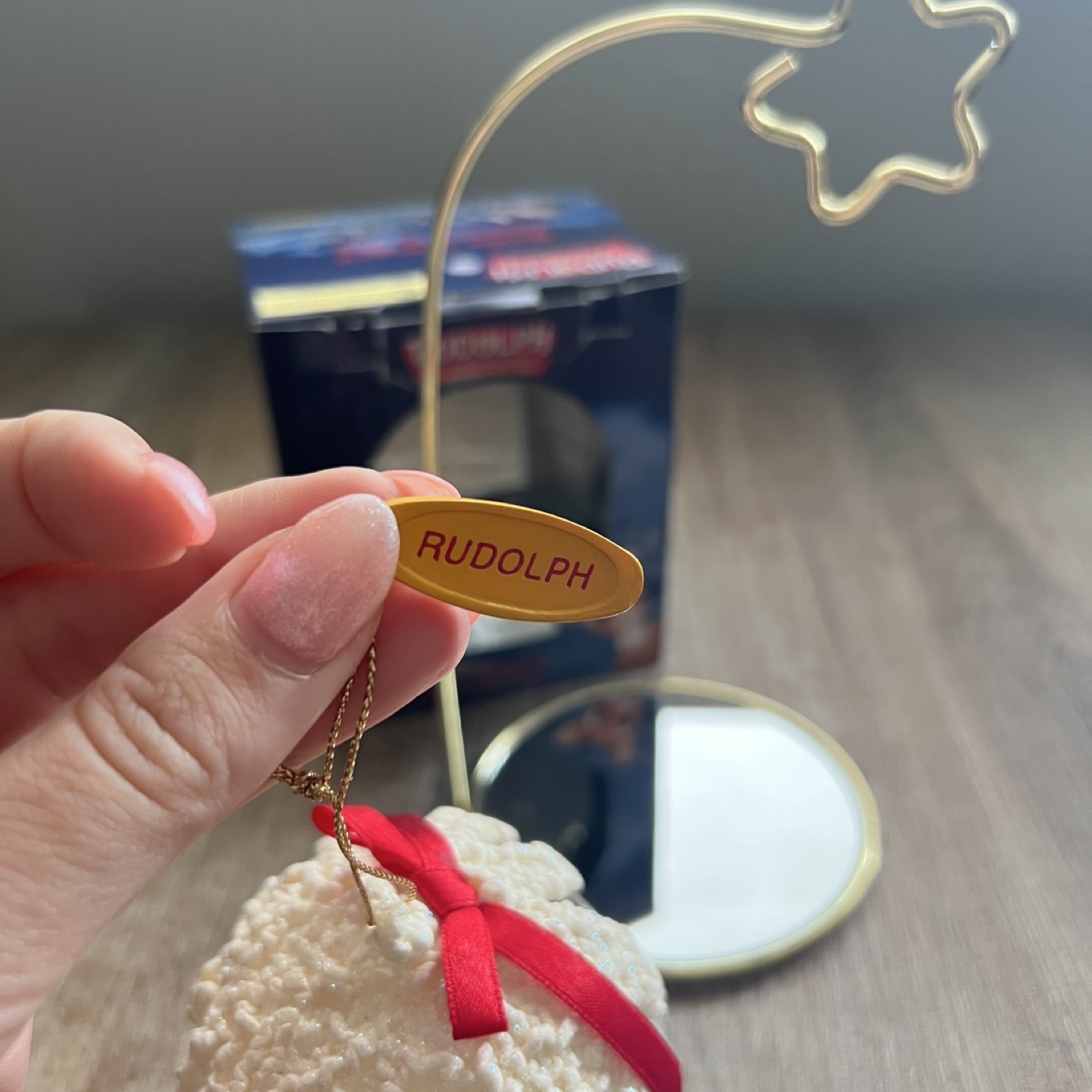 Vintage Enesco Rudolph The Red-Nosed Reindeer Holiday Ornament - photo 3