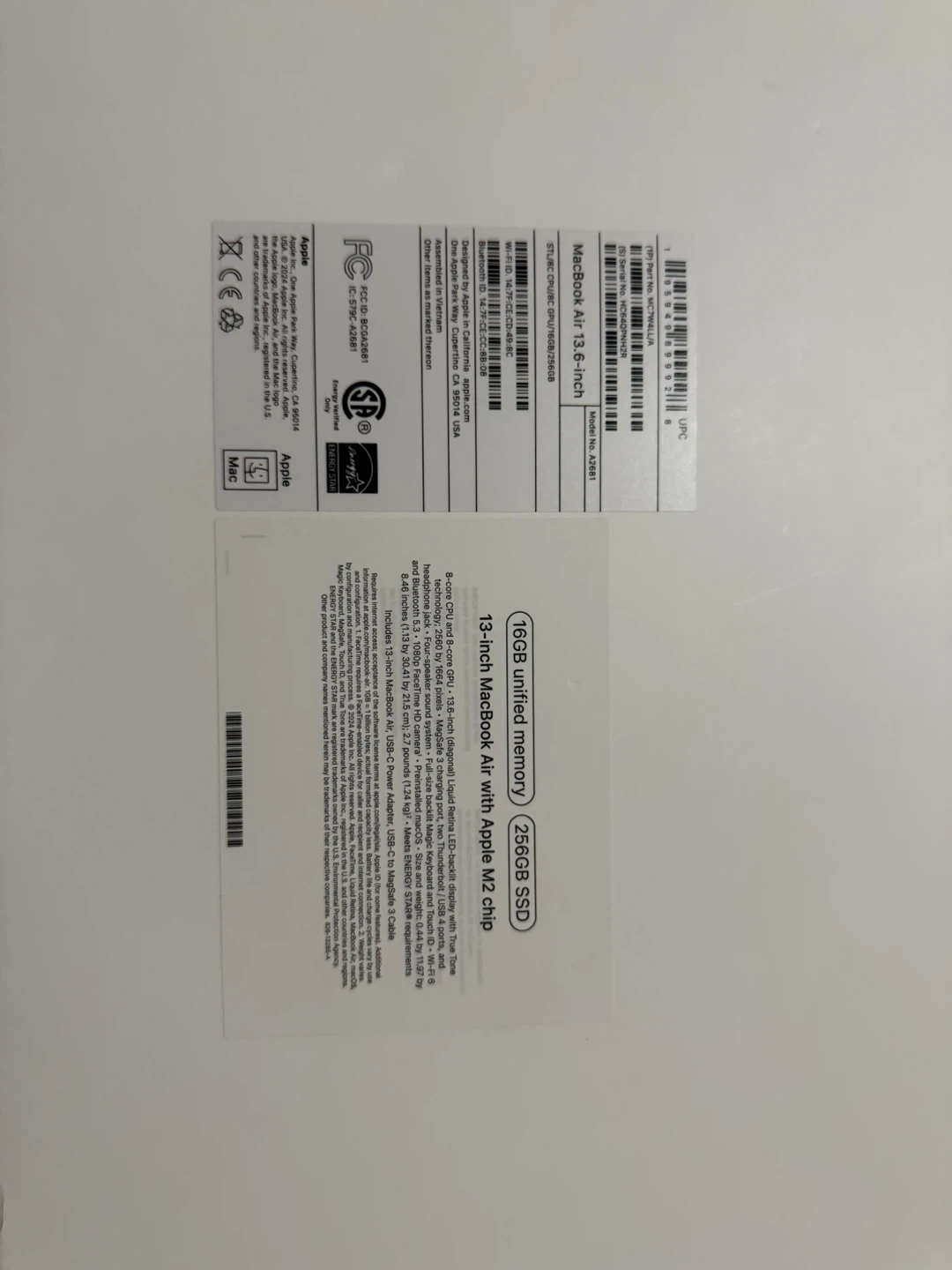 MacBook Air M2 – 13-inch (2025) | Gold | 16GB RAM | 256GB SSD