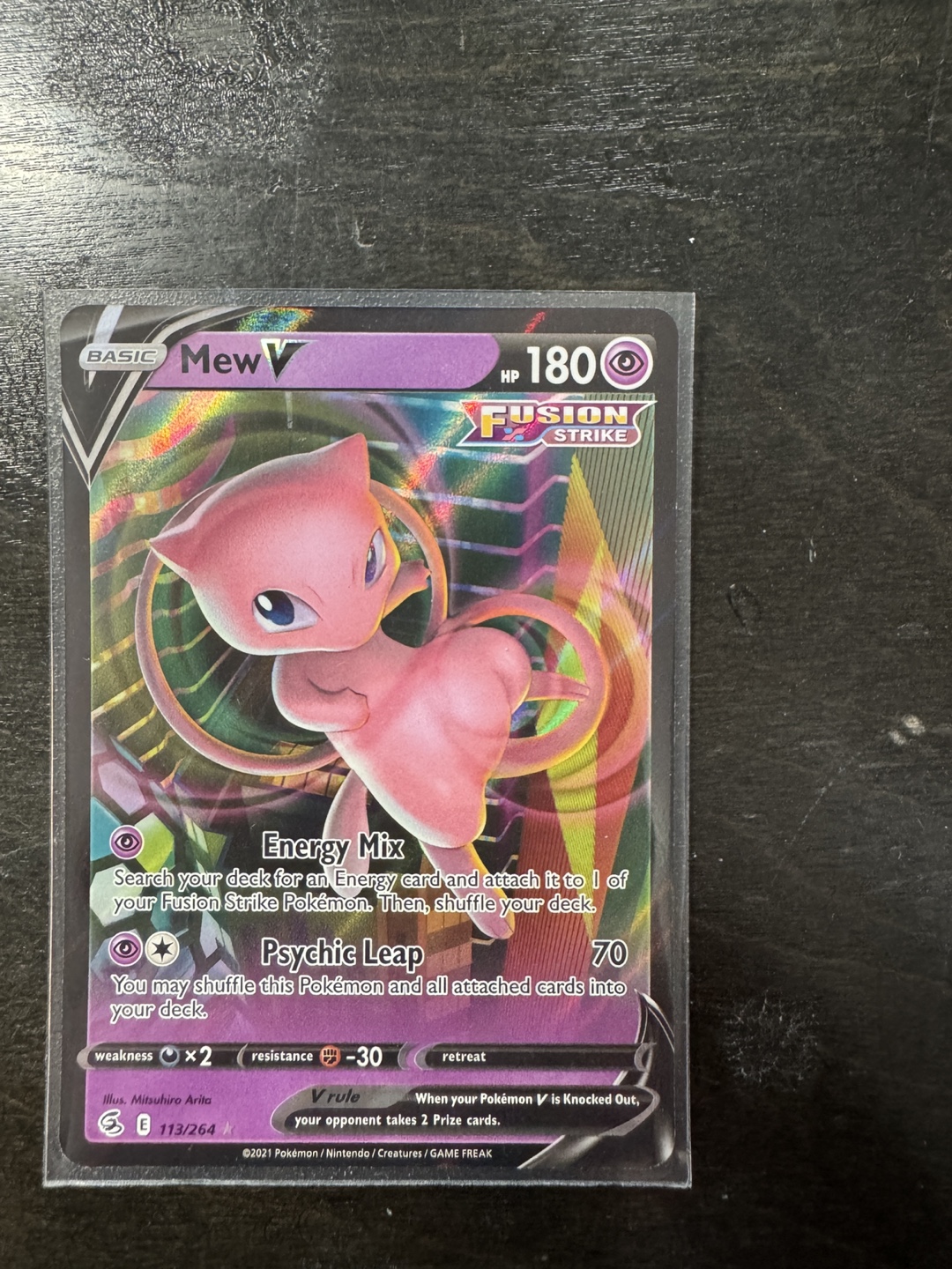 Pokemon Mew V fusion strike