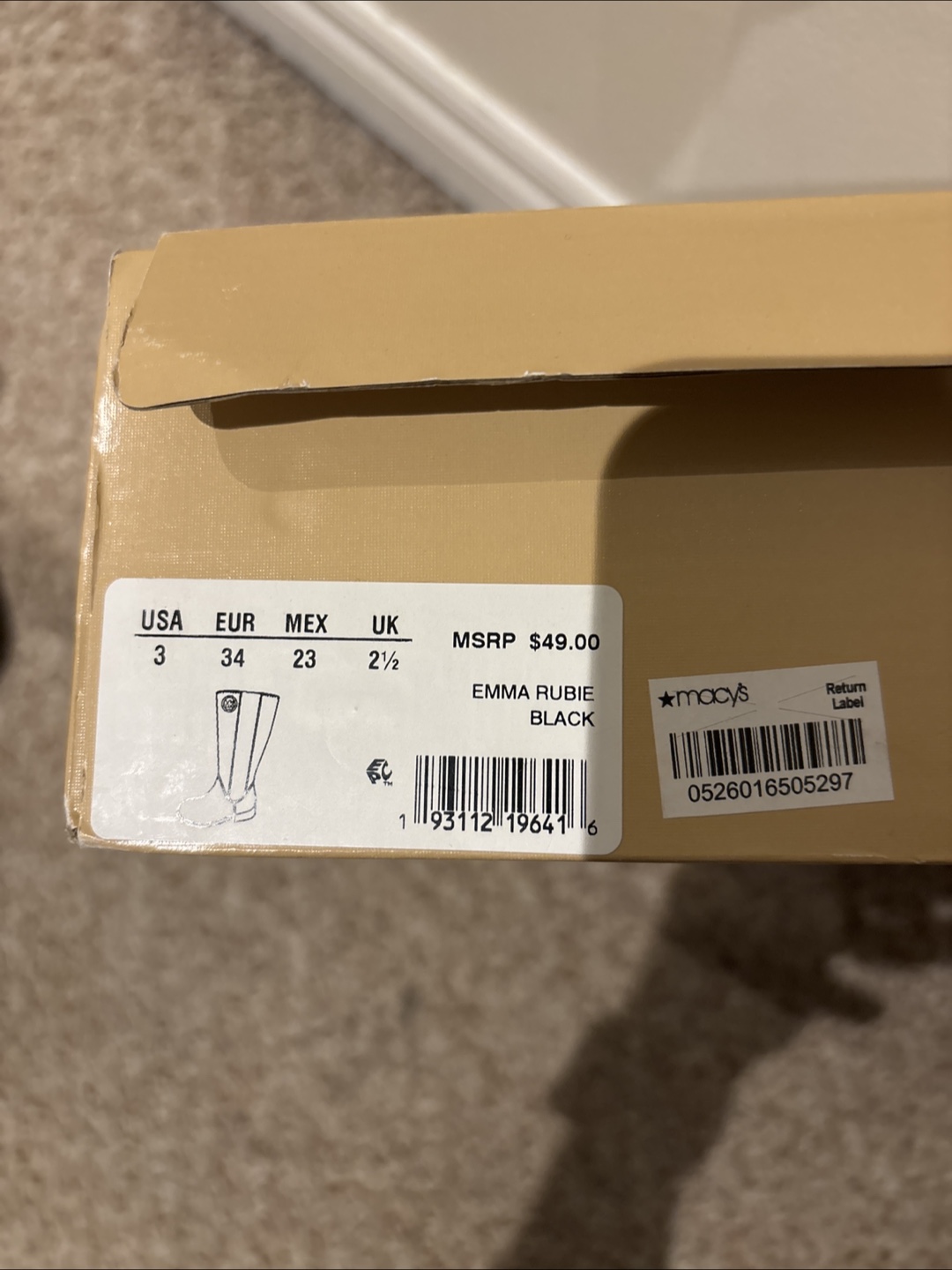 Michael Kors Emma Rubie Black Boots - Size 3 - photo 3