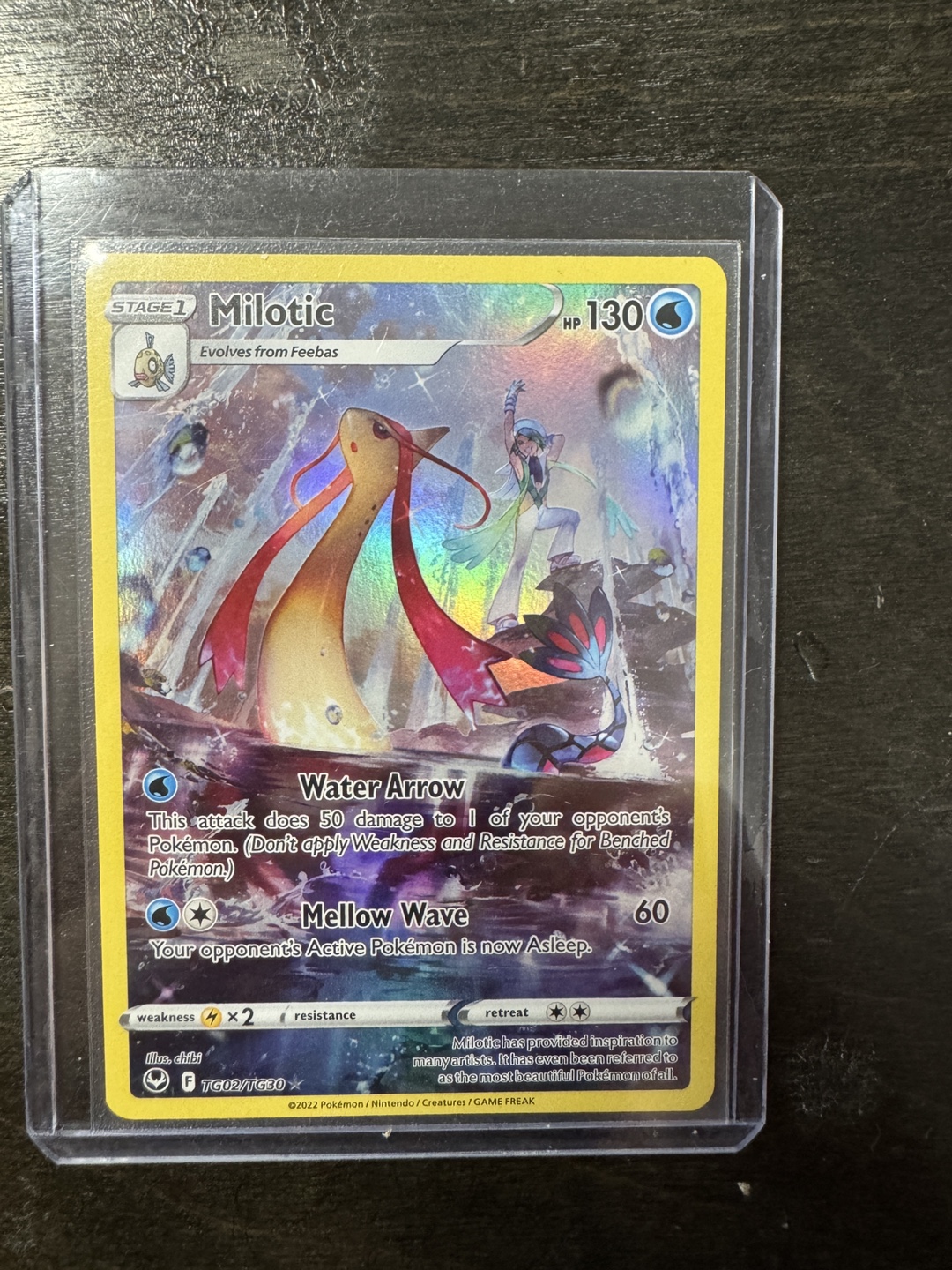 Pokemon Milotic full art silver tempest