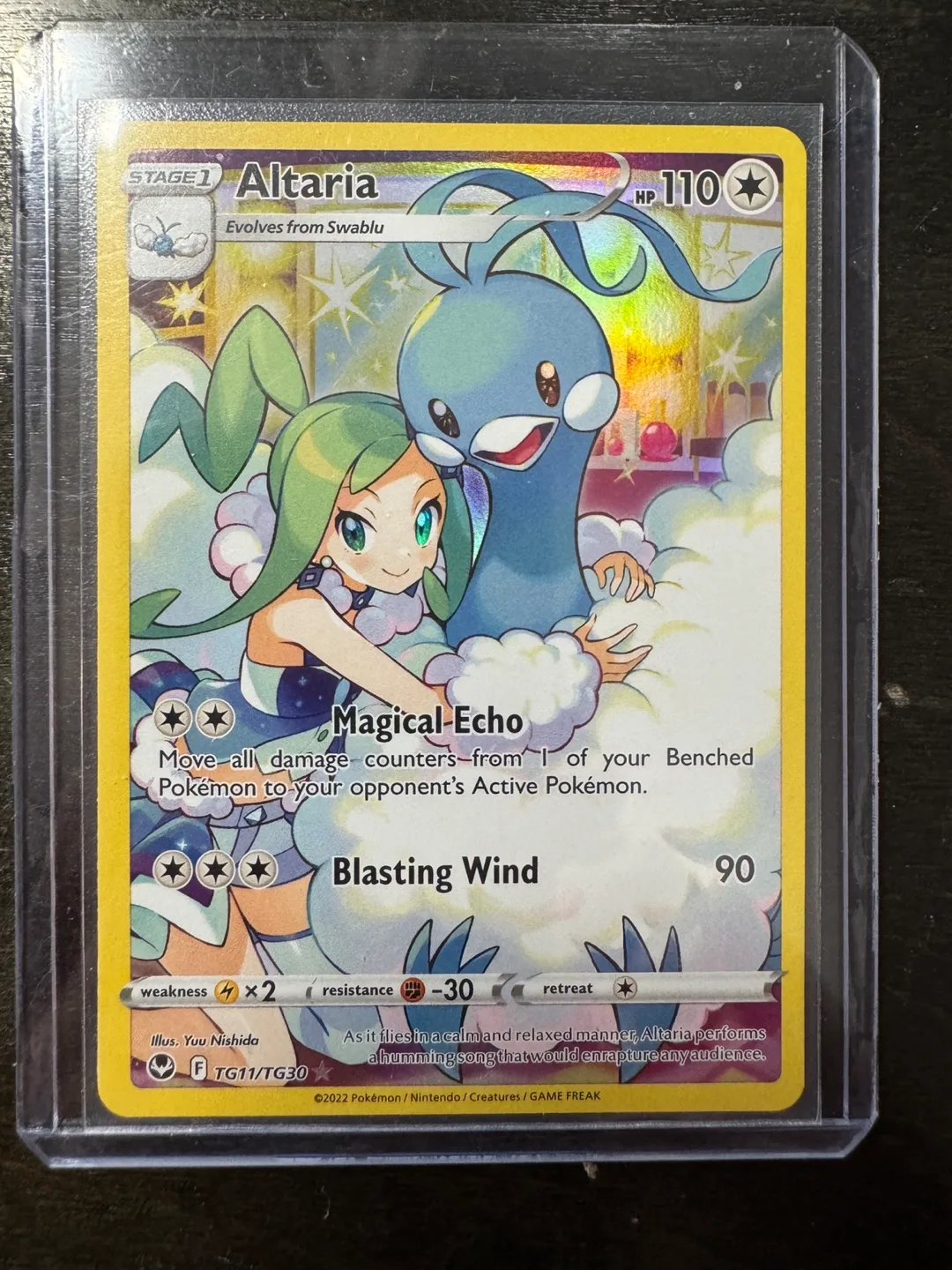 Pokemon Altaria full art silver tempest thumbnail