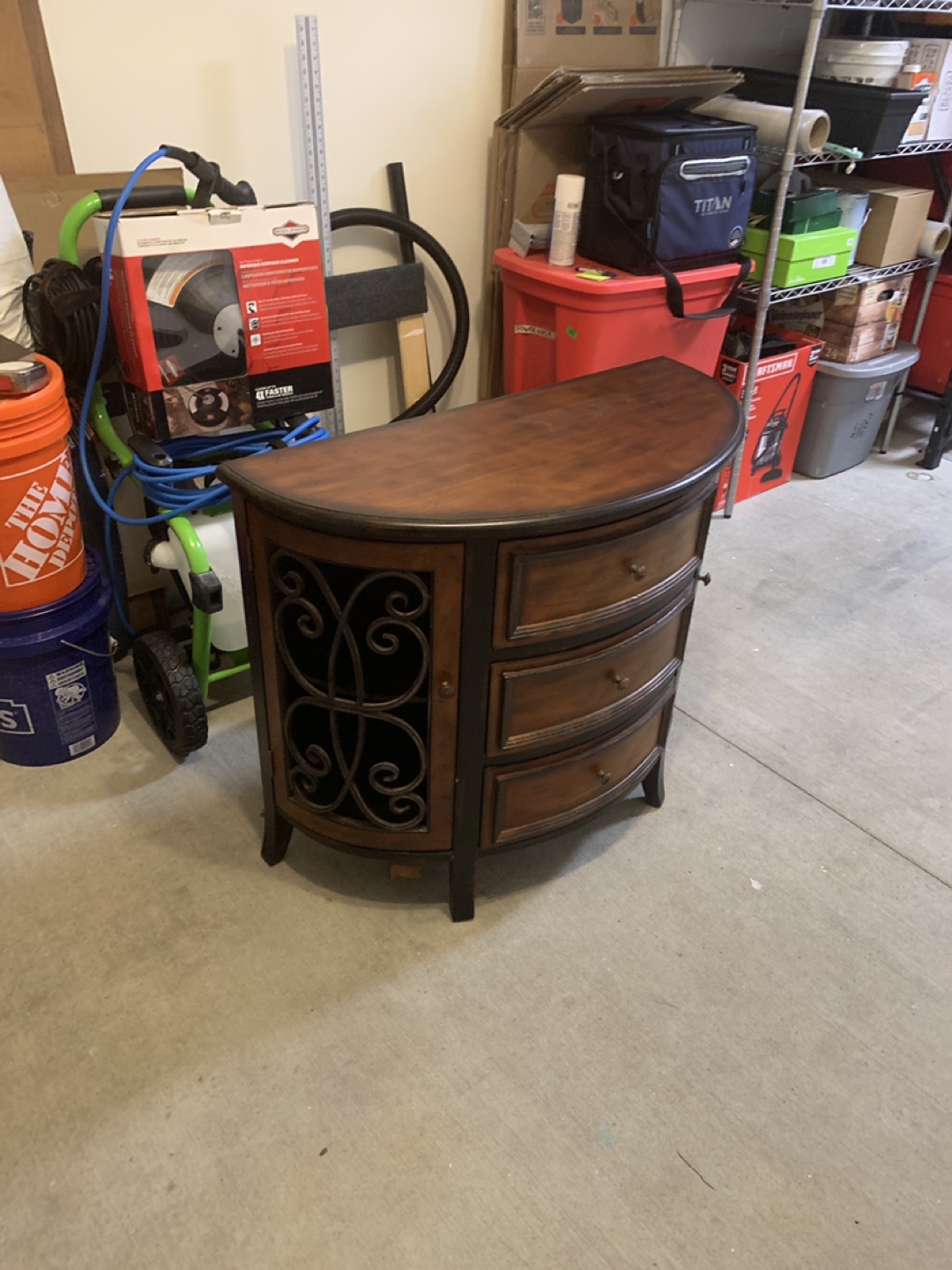 Wood Entryway Console Table - photo 2