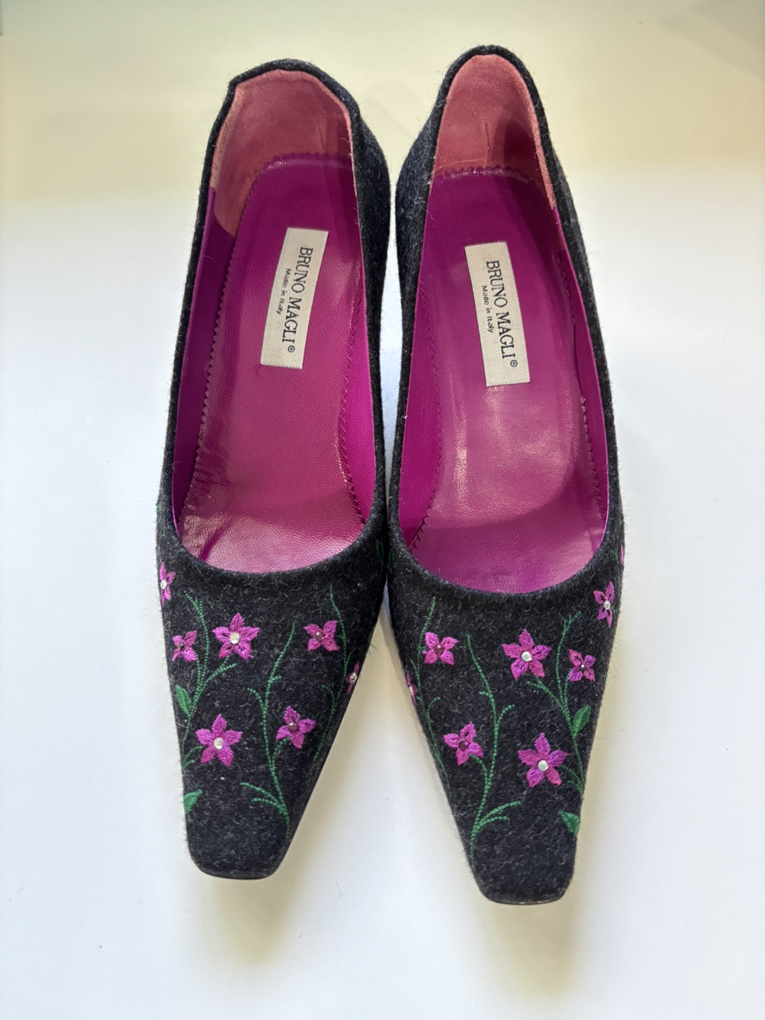Bruno Magli Floral Heels