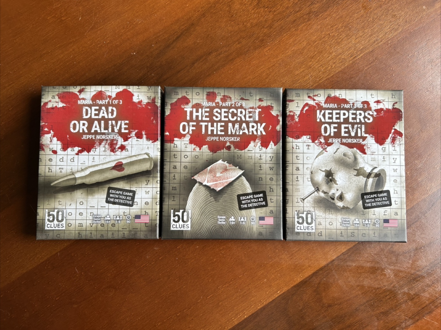 Board games - 50 Clues Escape Game - Maria Series (3 Games) - photo 3