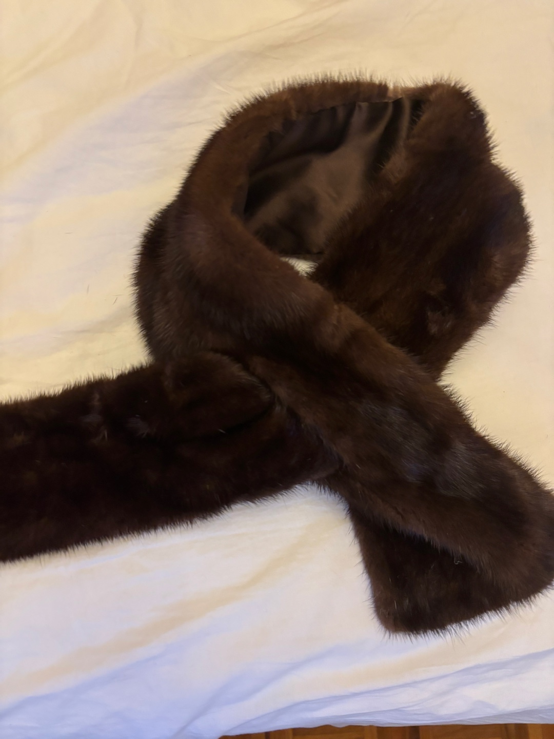 Brown Fur Scarf - photo 3