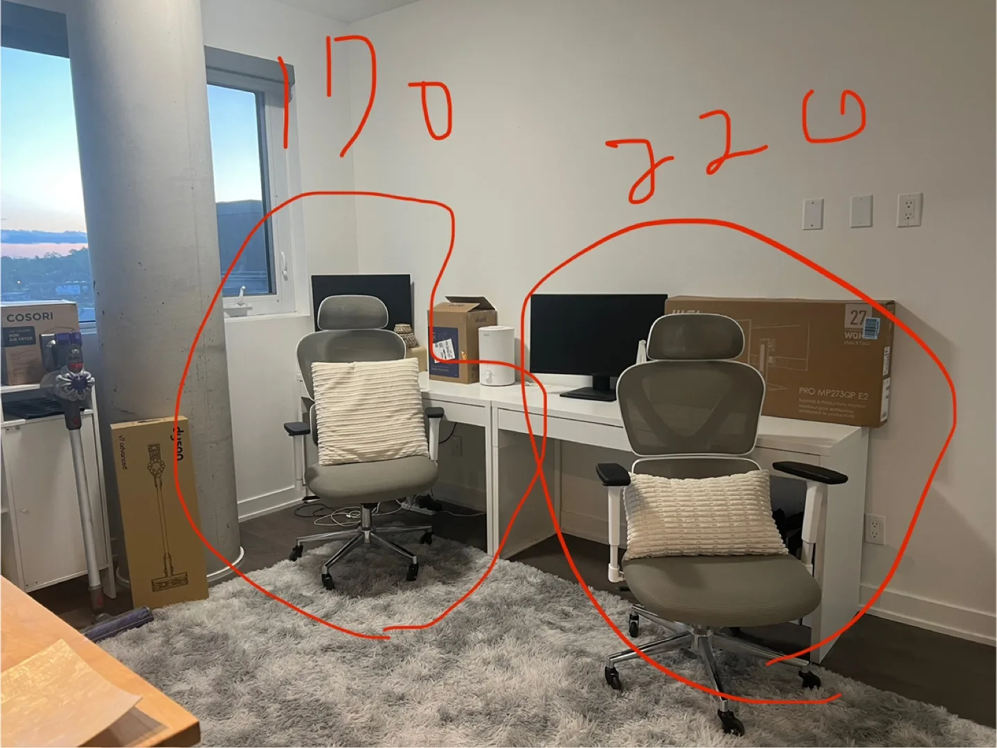 Moving Sale: Remote Work Desk + Chair + Monitor Sets thumbnail