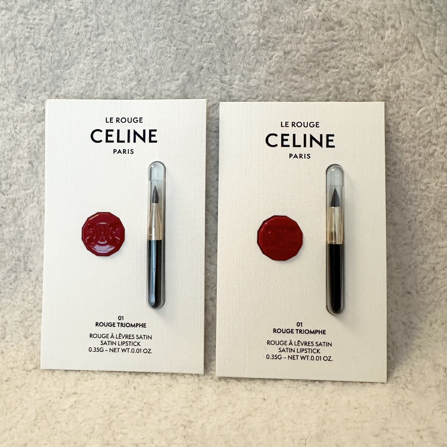 Authentic Celine Rouge Triomphe Lipstick Samples