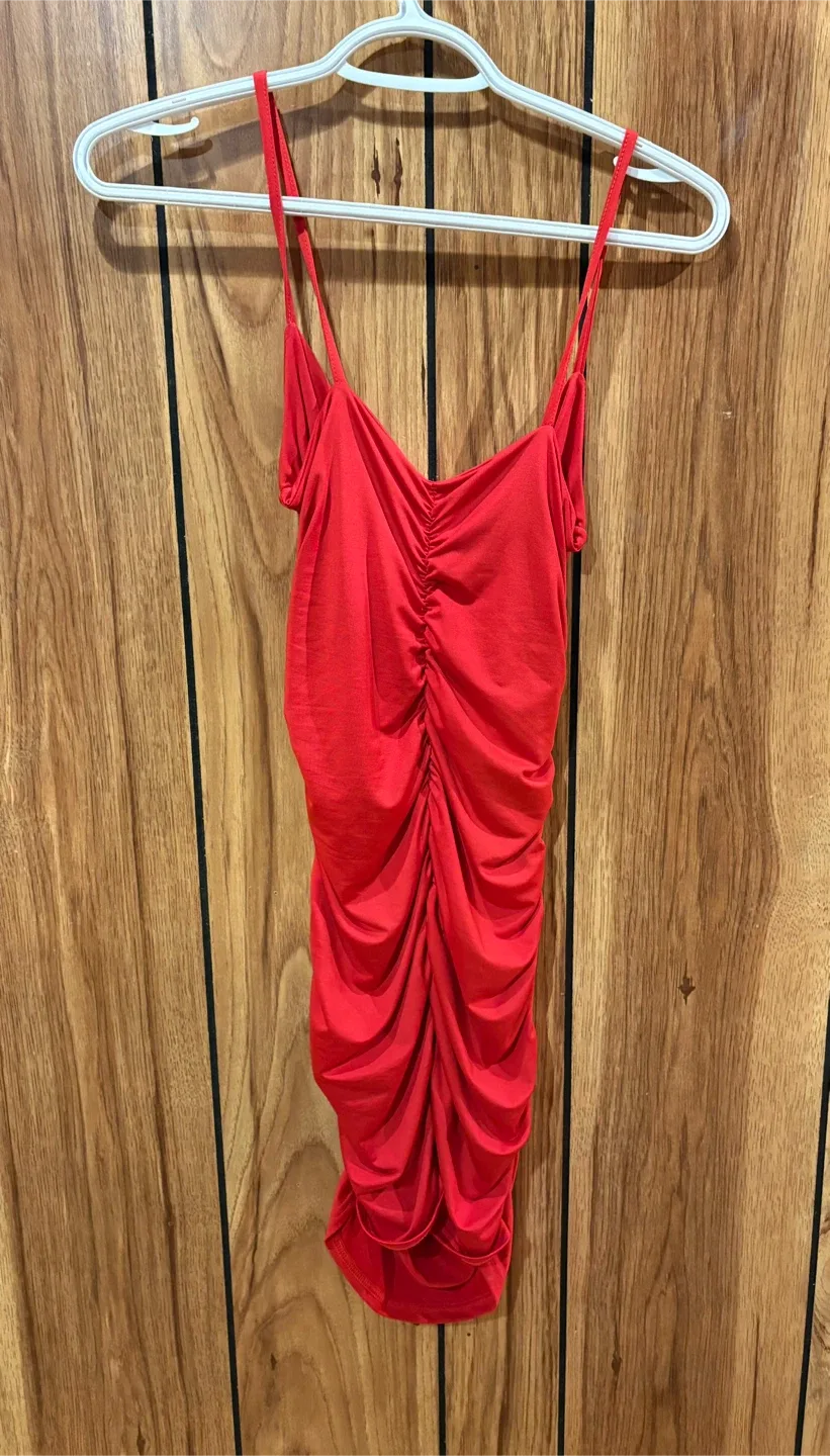 Spaghetti strap bodycon mini dress (Never worn) (Small) thumbnail