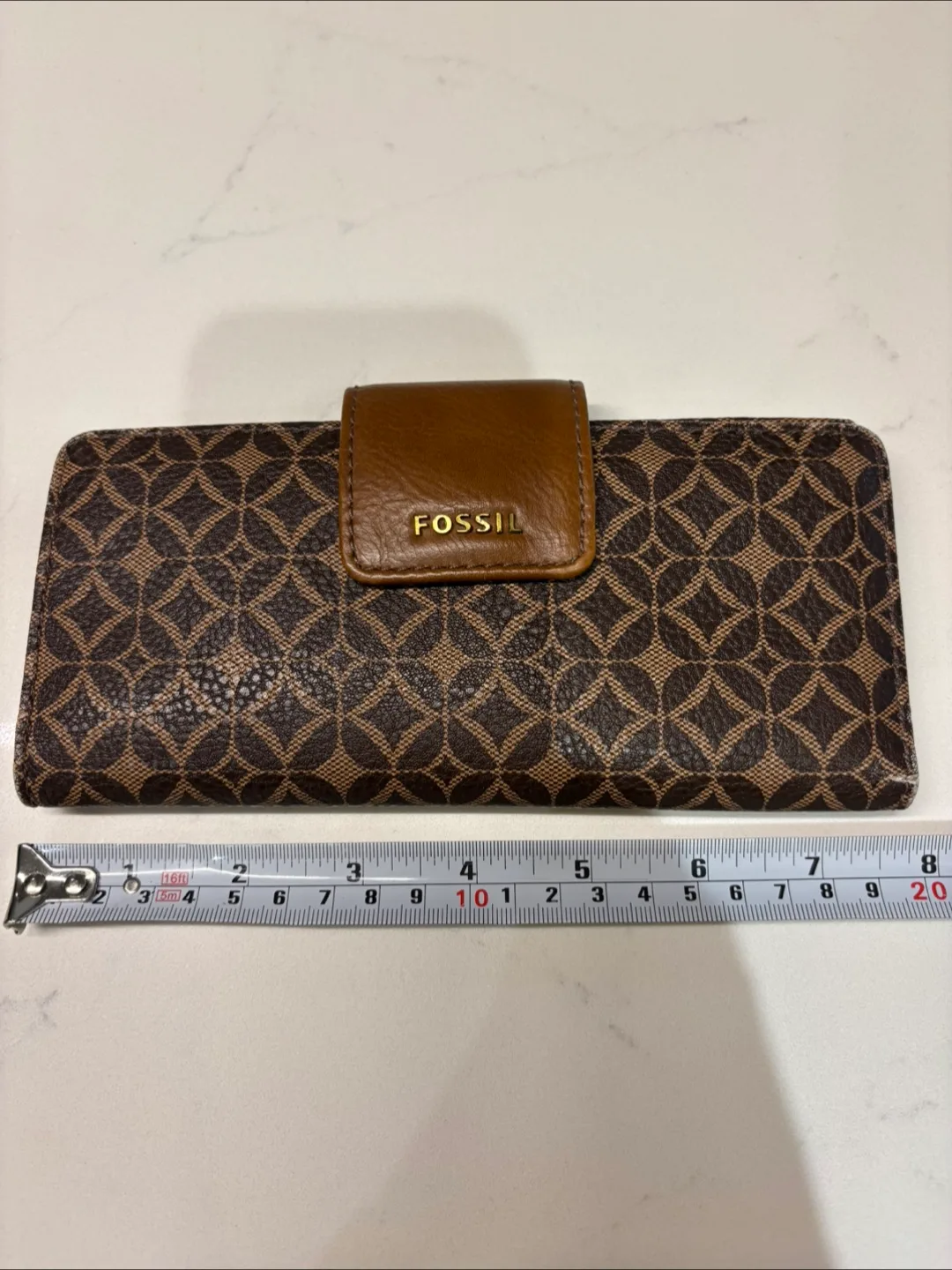 Fossil Brown Patterned Wallet image indicator(4)