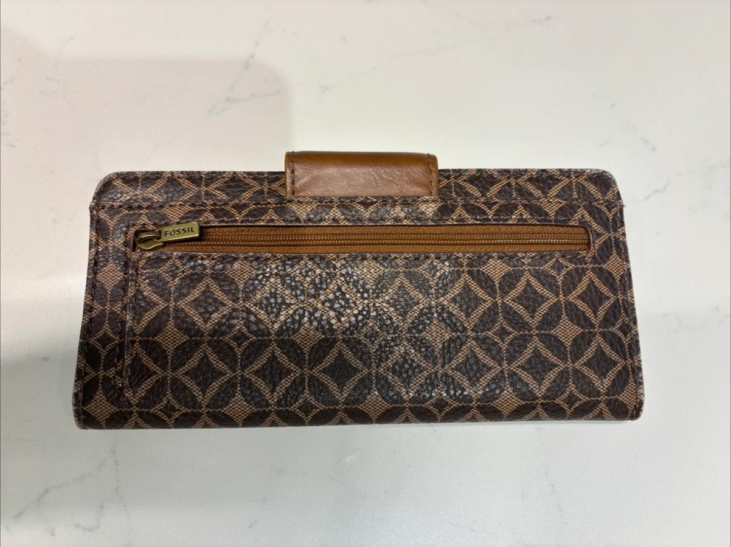 Fossil Brown Patterned Wallet image indicator(2)