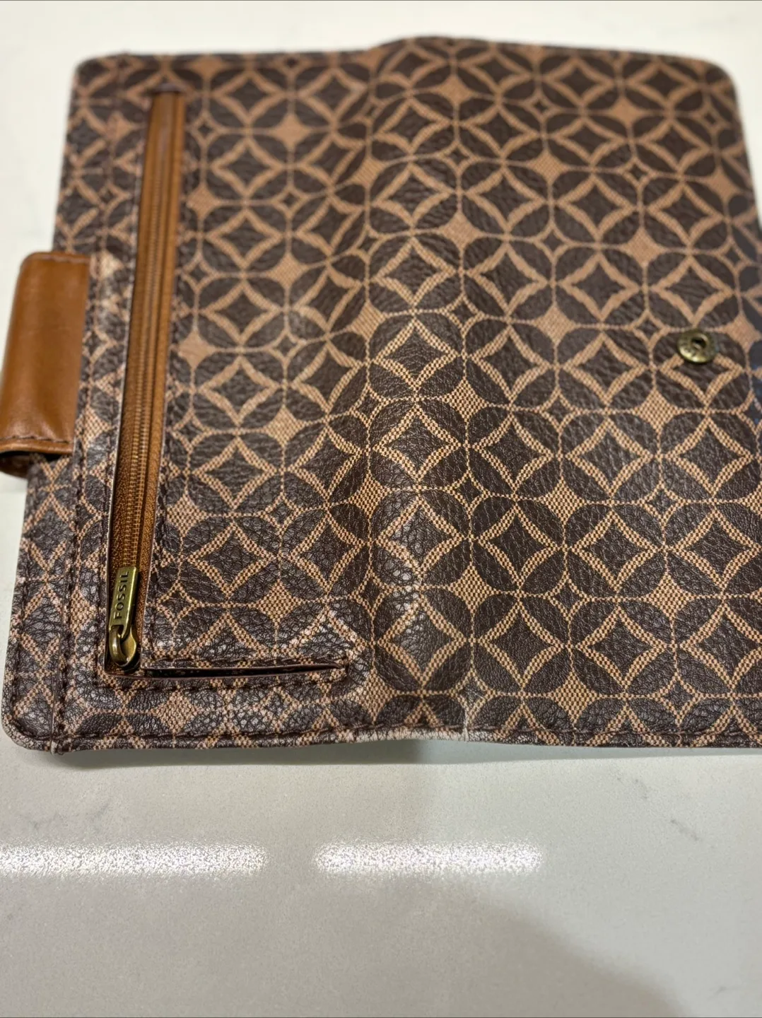 Fossil Brown Patterned Wallet image indicator(5)