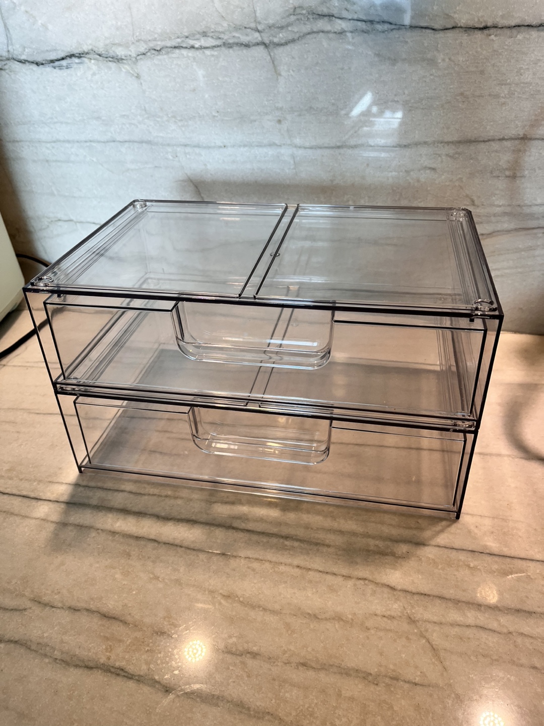 Clear Acrylic 2-Drawer Organizer - photo 5