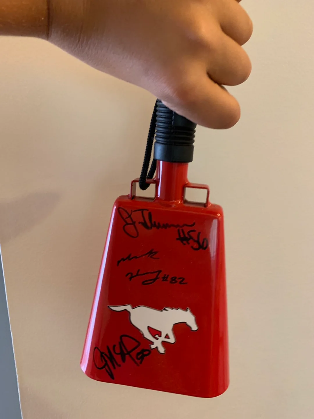 Autographed vintage stamp peters cowbell thumbnail