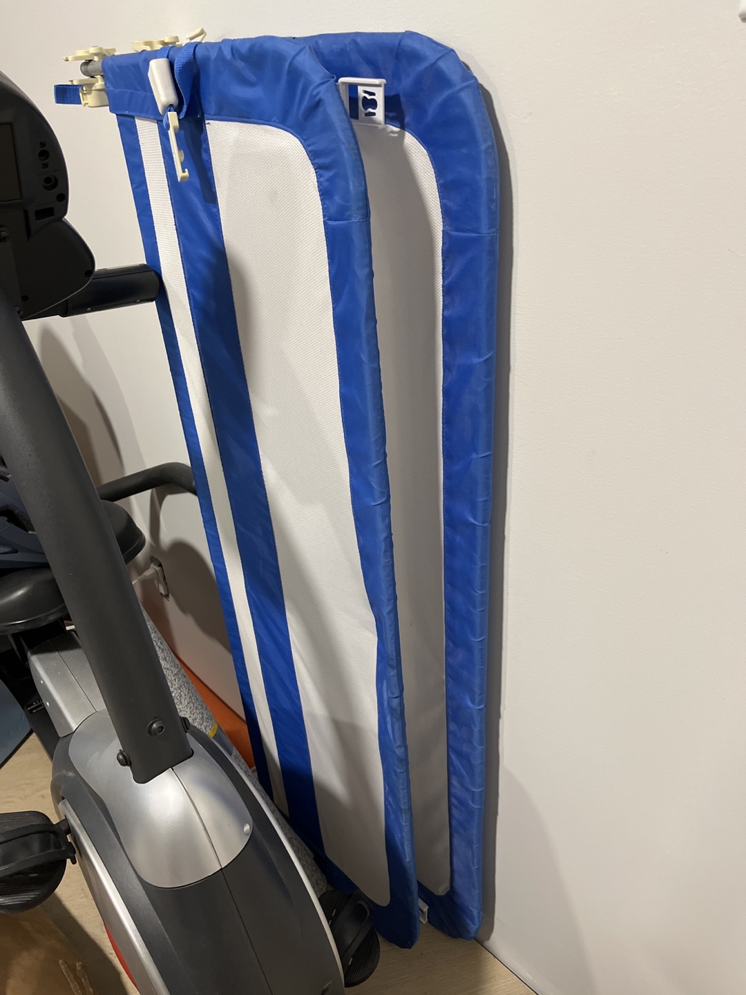 Blue & White Foldable Bed Rail