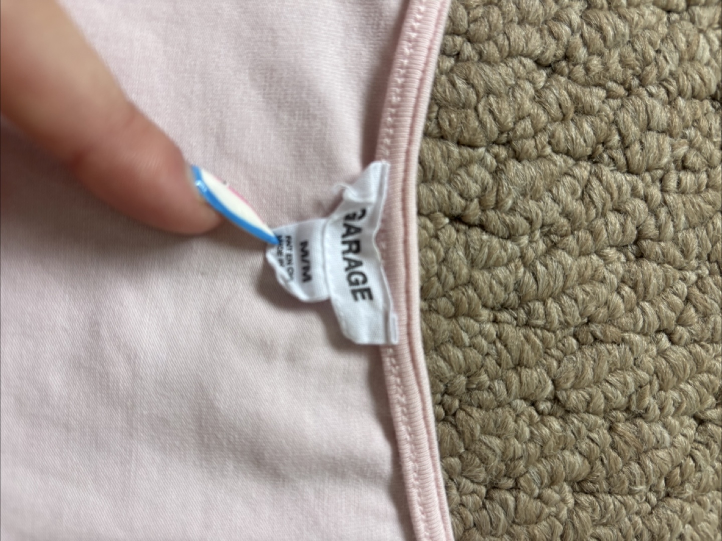 Garage Pink Crop Top - Size M - photo 3