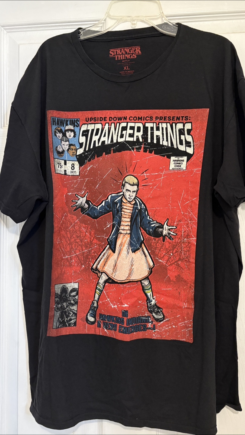 Stranger Things XL T-Shirt - Netflix Official Merchandise