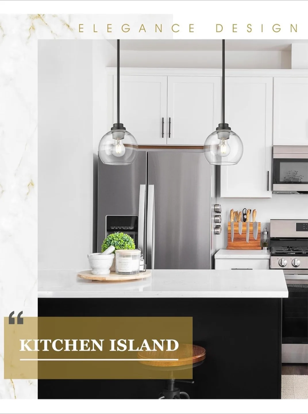 New!! 7" Modern Pendant Lights Kitchen Island 2 Pack image indicator(2)