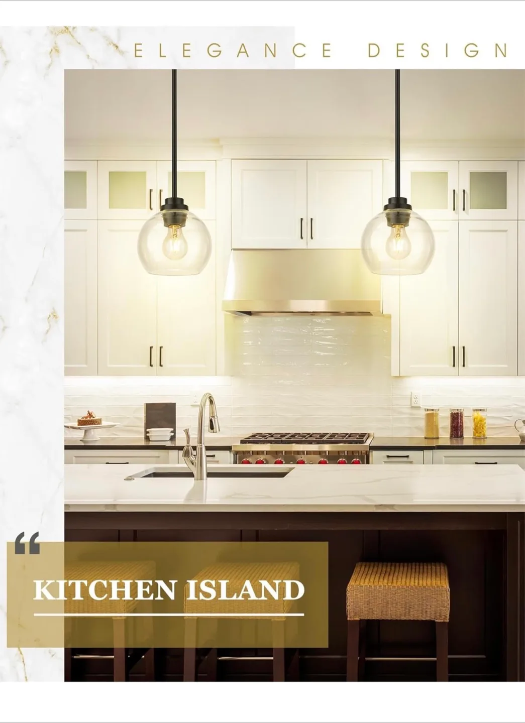 New!! 7" Modern Pendant Lights Kitchen Island 2 Pack image indicator(6)