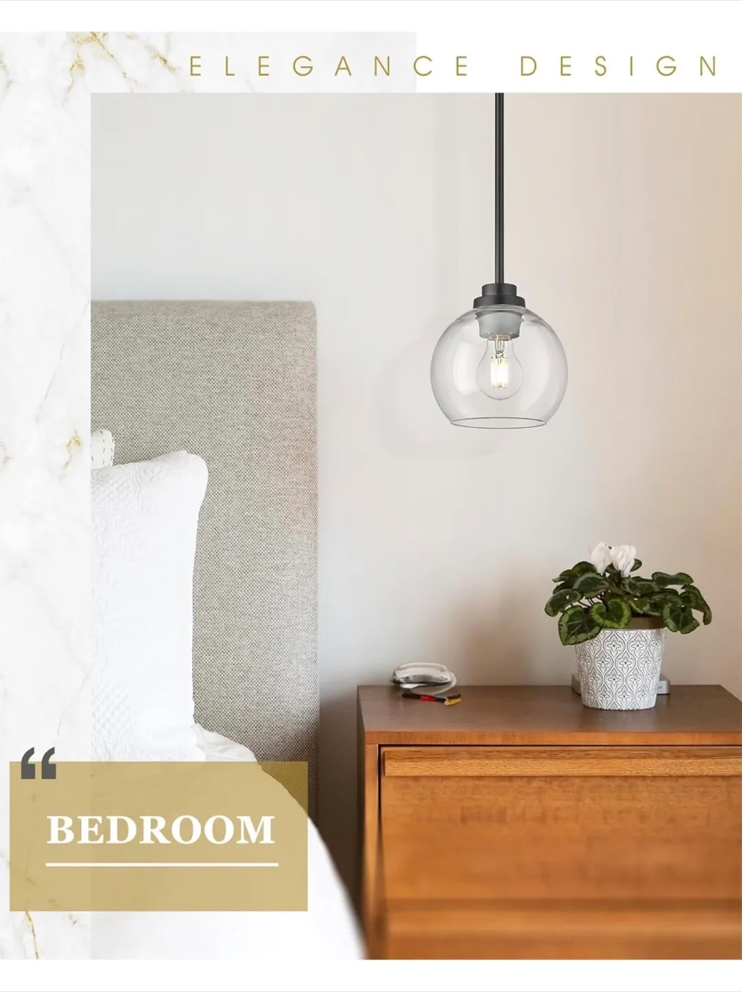 New!! 7" Modern Pendant Lights Kitchen Island 2 Pack image indicator(7)