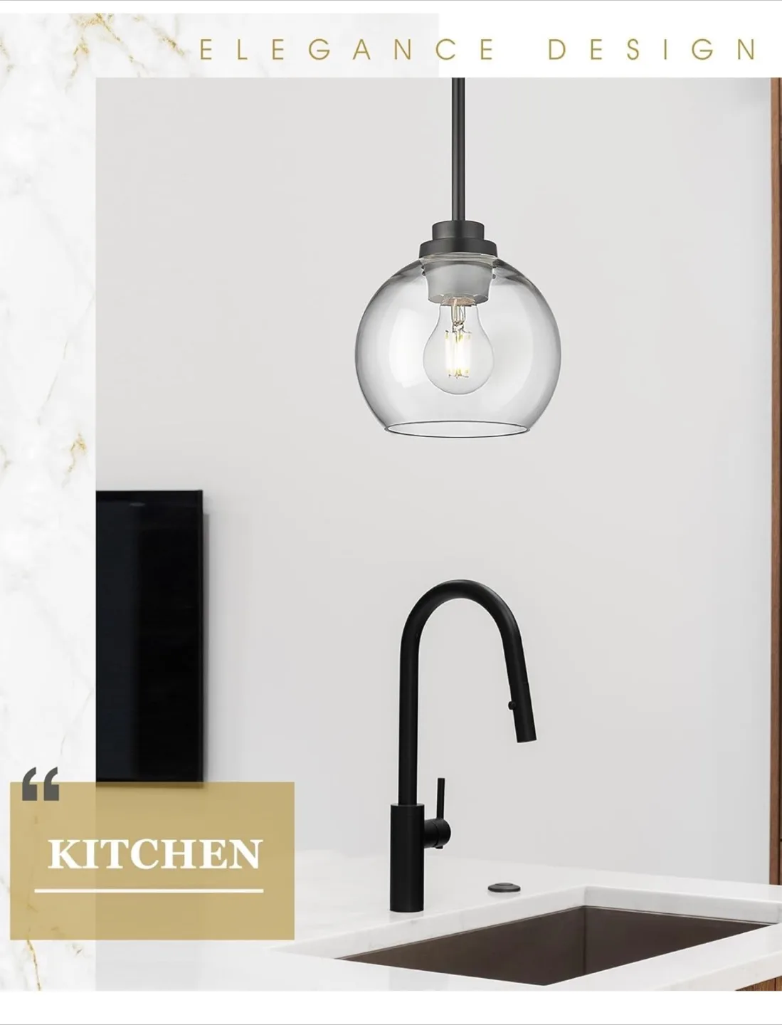 New!! 7" Modern Pendant Lights Kitchen Island 2 Pack image indicator(8)