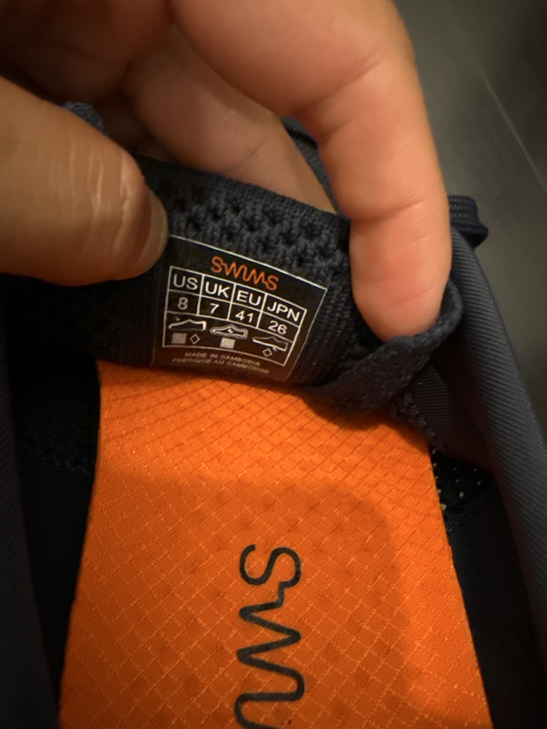 SWIMS Breeze Knit Sneakers - Navy, US 8 - photo 4