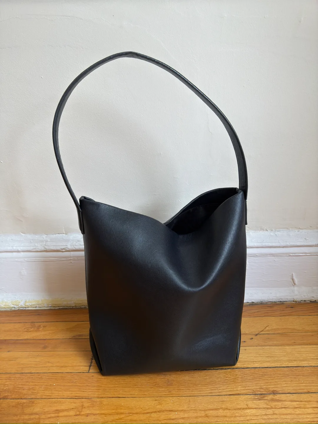 Black Leather Bucket Bag thumbnail